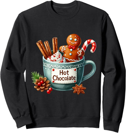 Christmas Holiday Season Xmas Gingerbread Sweatshirt