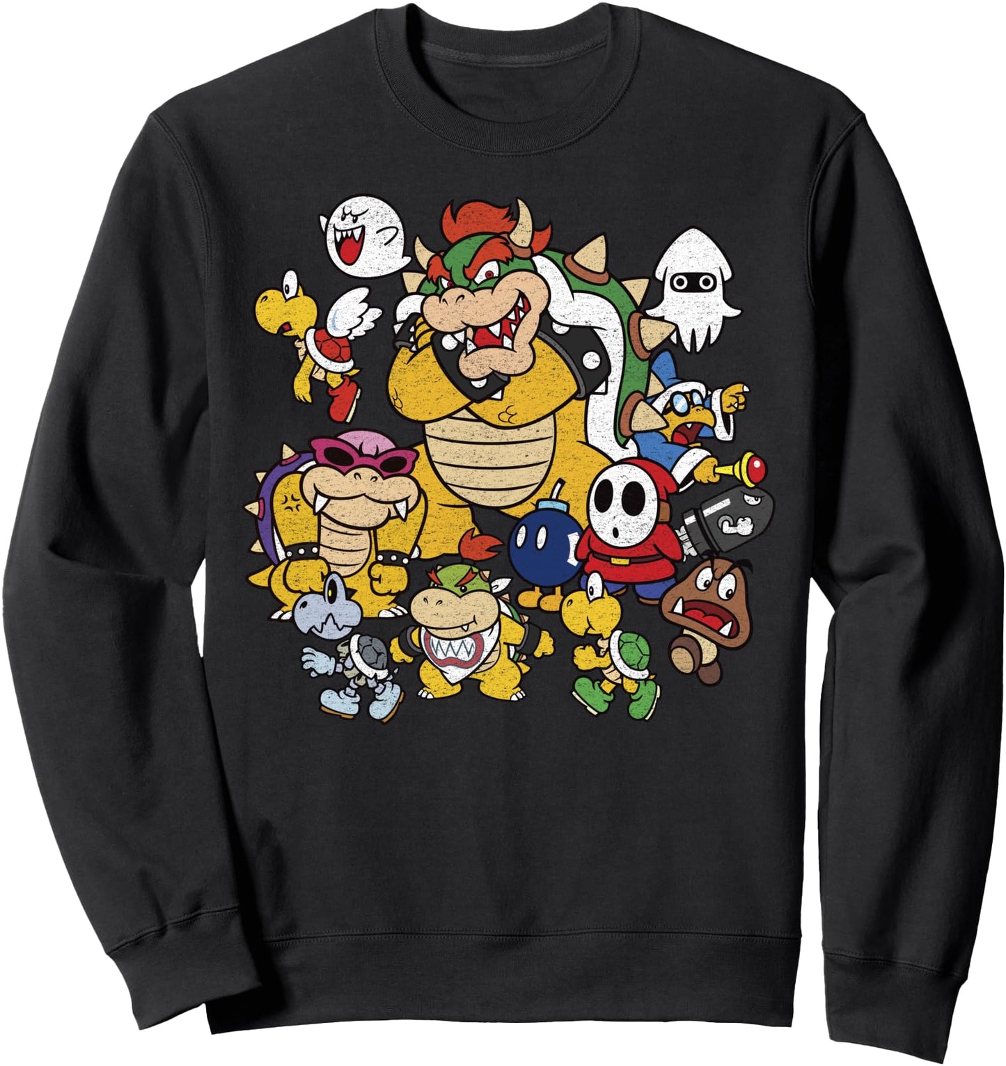 Nintendo Super Mario Bowser Enemy Group Sweatshirt Sweatshirt