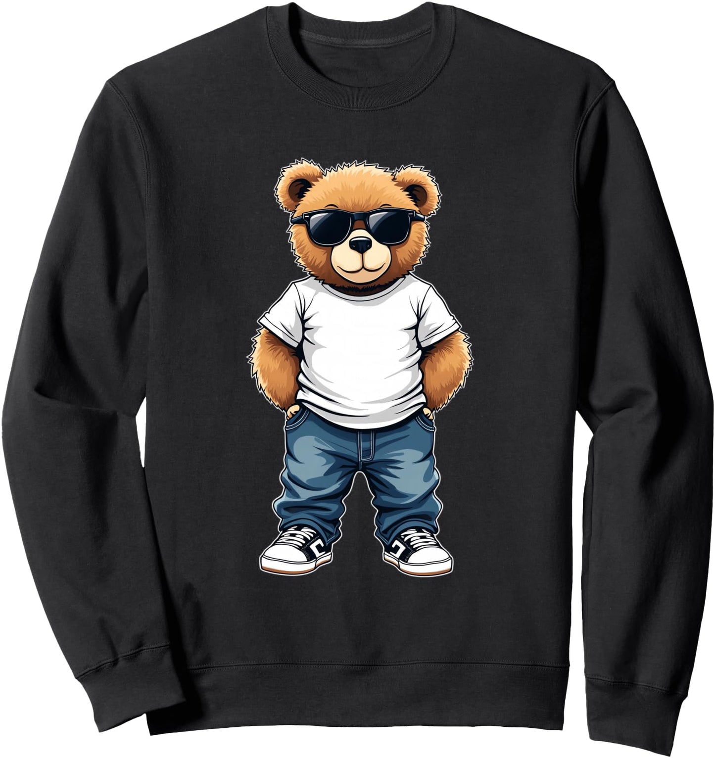Cool Teddy Bear Graphic Men Women Boy Girl Teddy Sweatshirt