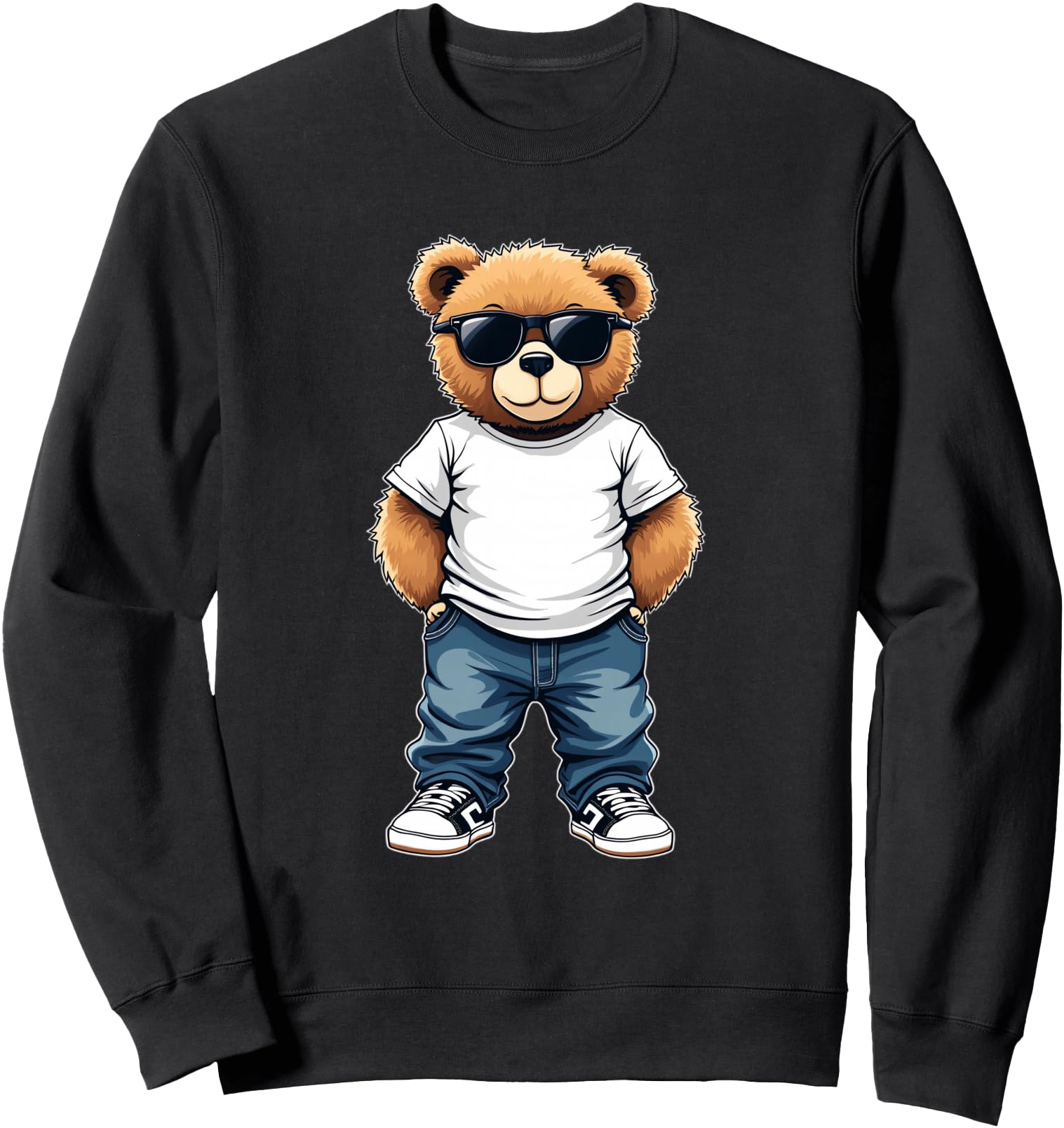 Cool Teddy Bear Graphic Men Women Boy Girl Teddy Sweatshirt