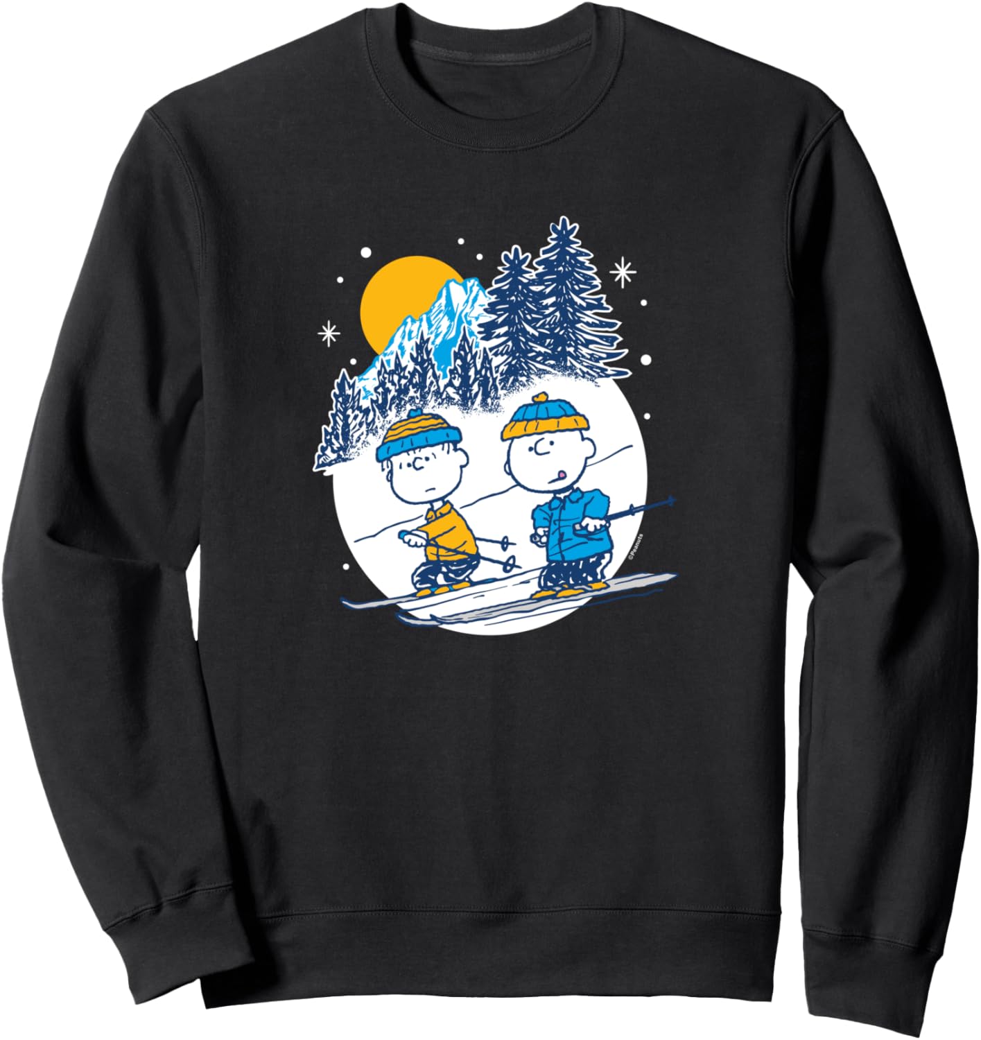 Peanuts - Charlie Brown And Linus Skiing Sweatshirt