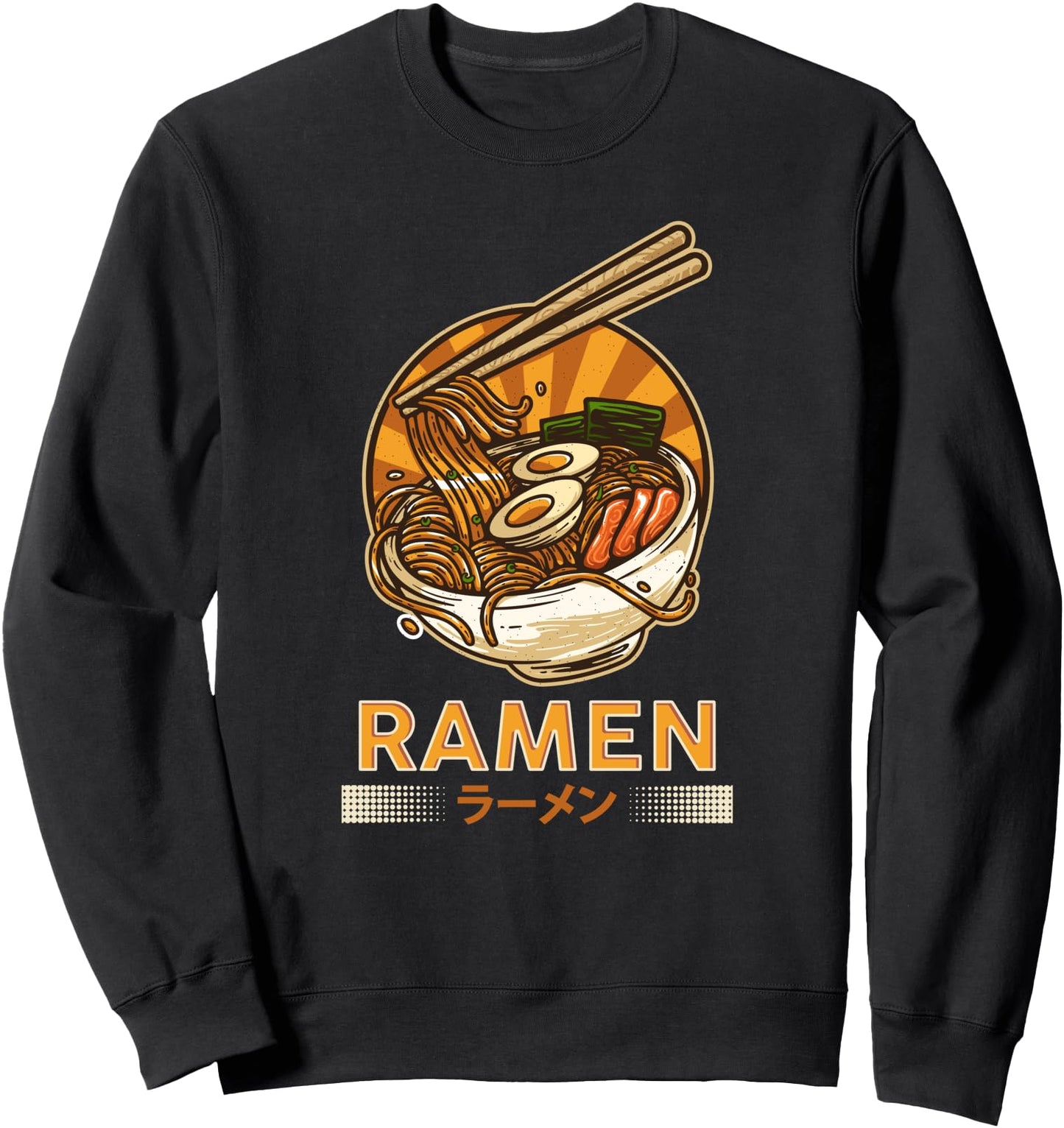Ramen Retro Style Vintage Anime Japanese Girls Boys Teenage Sweatshirt
