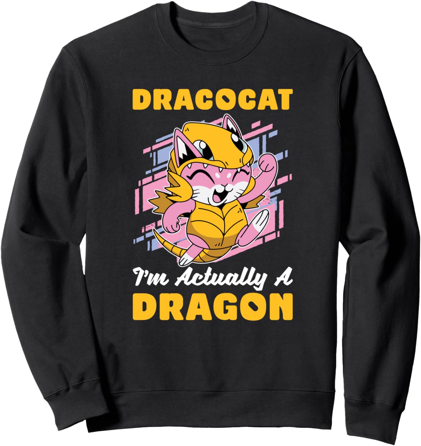 Draco Cat I'm Actually a Dragon Anime Sweatshirt