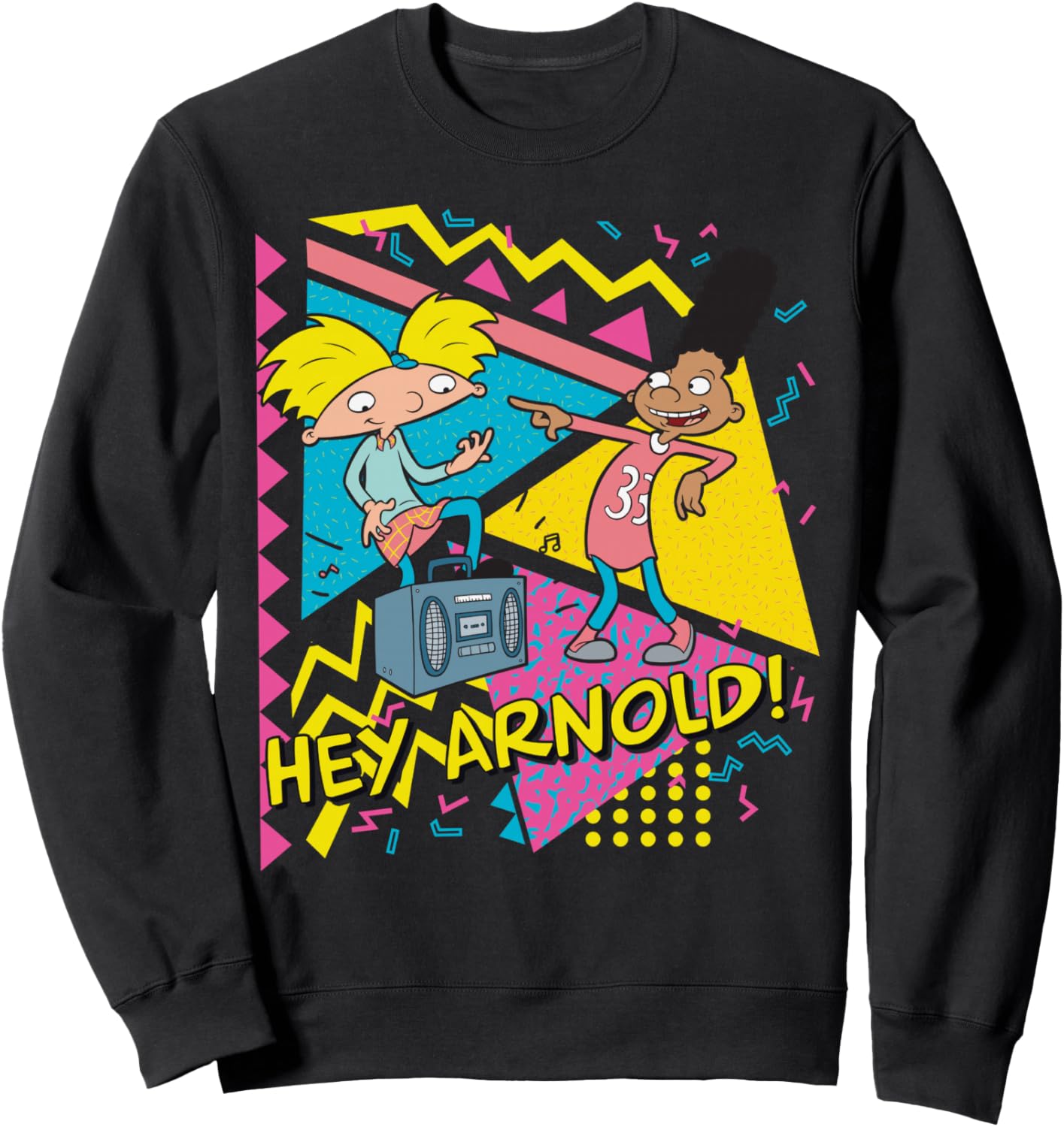 Hey Arnold! 90's Party Poster Sweatshirt