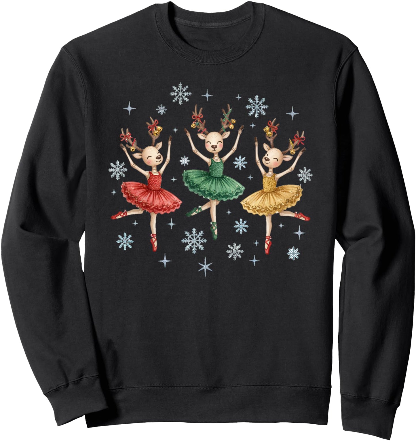 Reindeer Ballet Dancing Christmas Ballet Dance Costume Sweatshirt