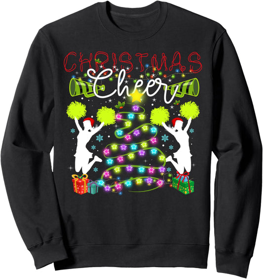 Christmas Cheer Cheerleading Dance Xmas Season Ugly Sweater Sweatshirt