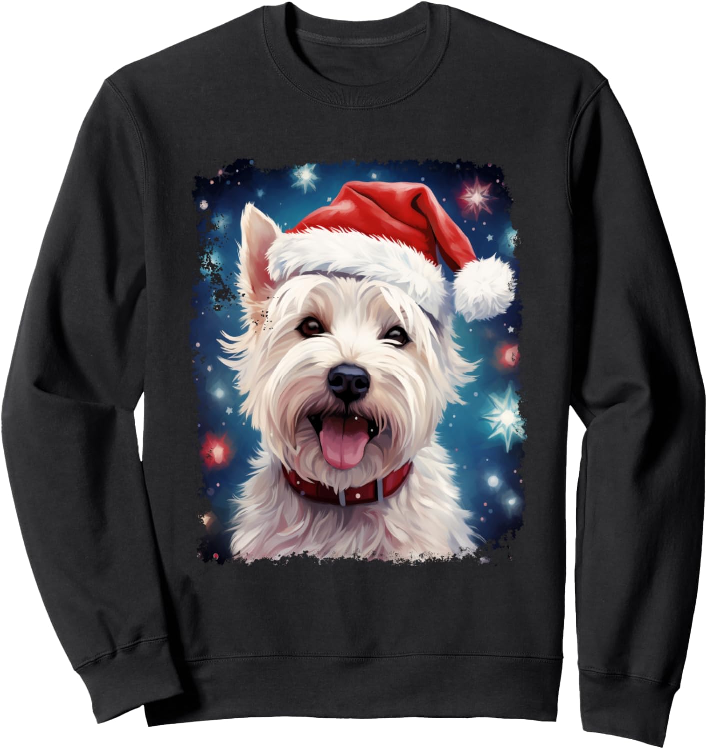 Westie Christmas Dog West Highland White Terrier Sweatshirt