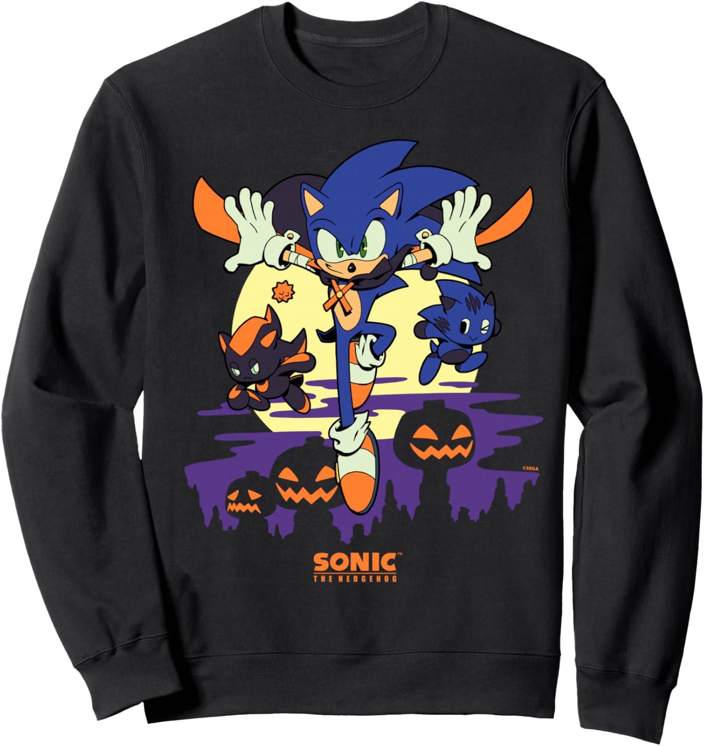 Sonic the Hedgehog - Chao Tales Halloween Moonlight Haunt Sweatshirt