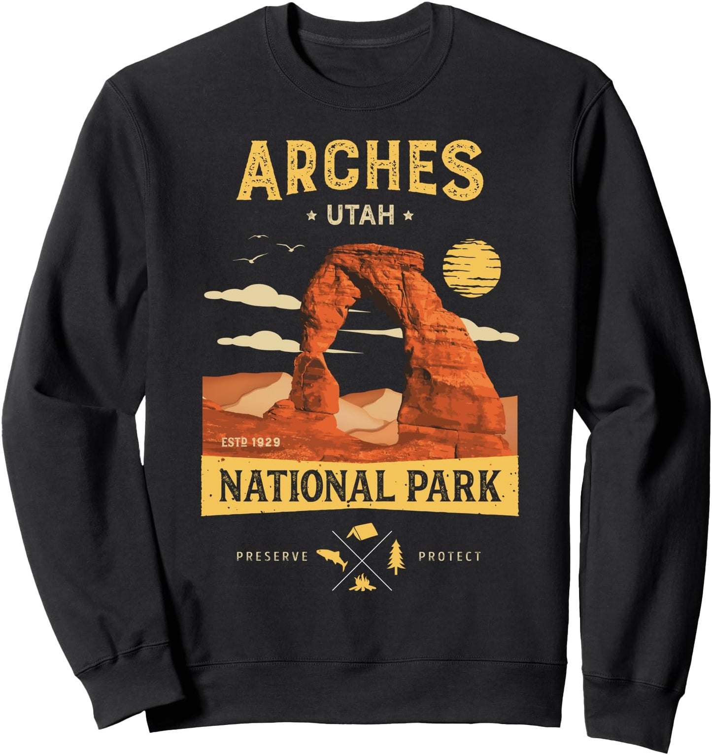 Arches Sweatshirt National Park Delicate Arch Vintage Shirt Sweatshirt