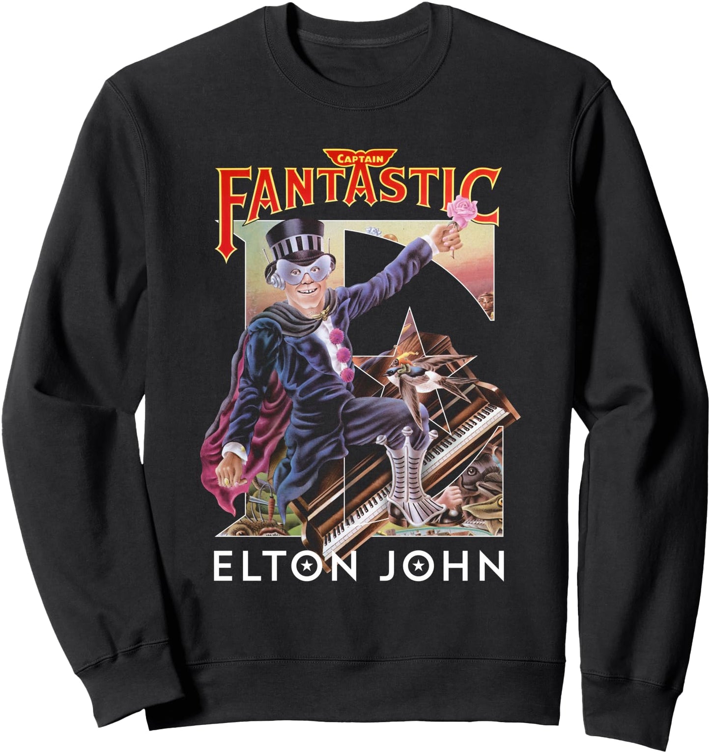 Official Elton John Captain Fantastic Sweatshirt