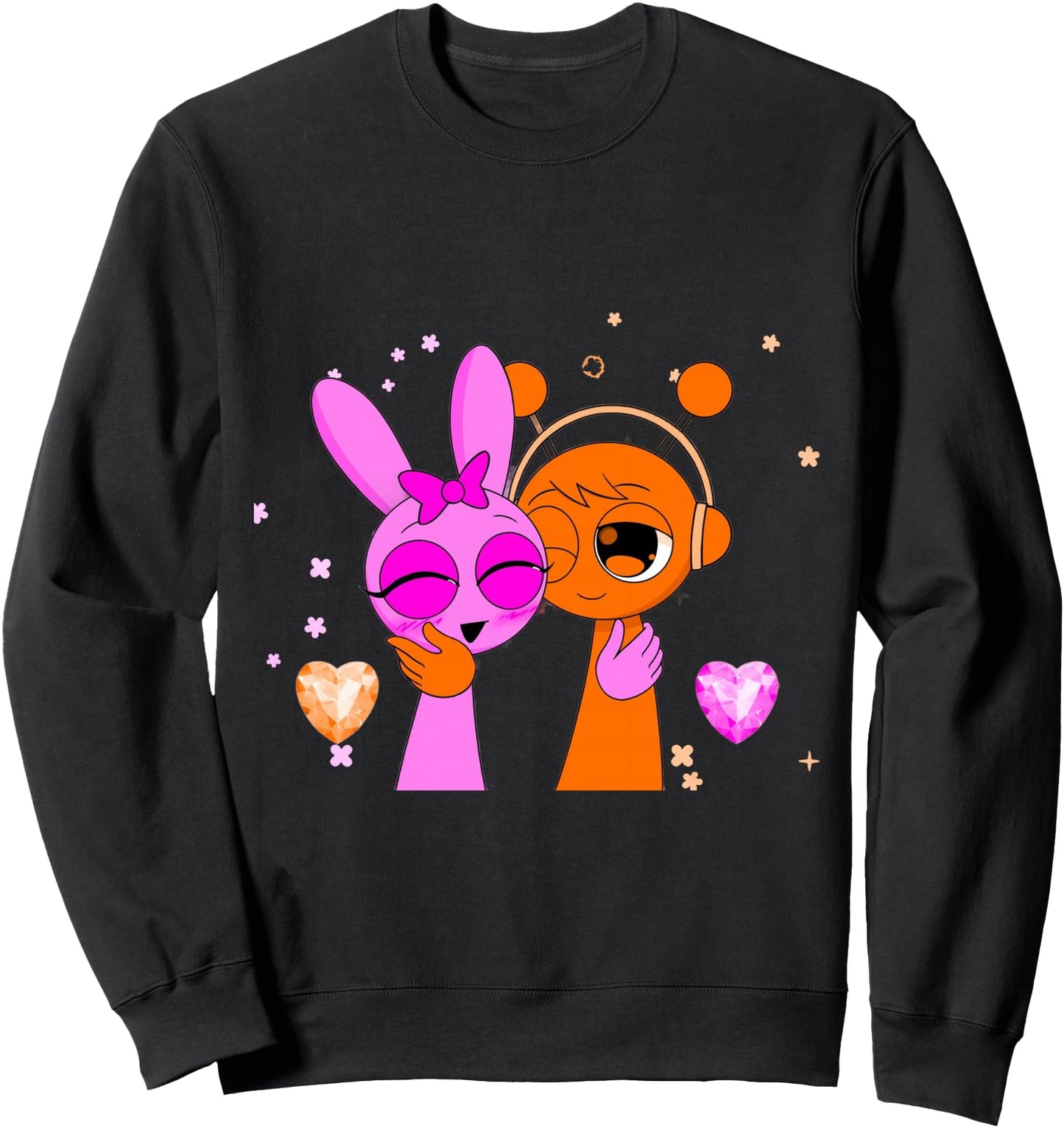 Pinki X Oren from Sprunky Love! Simon Jevin Funbot Sweatshirt