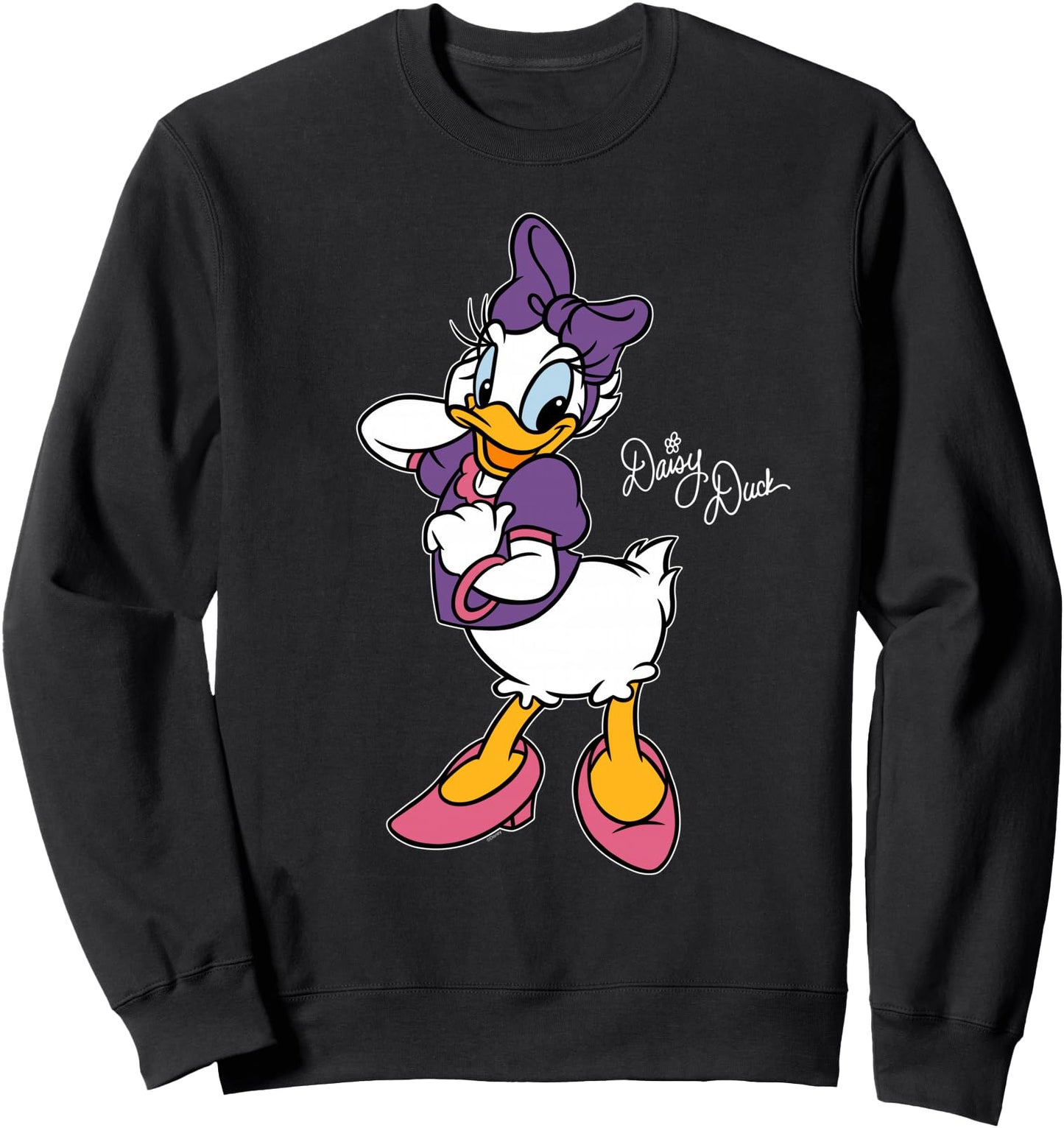 Disney Daisy Duck Retro Character Cute Pose Trip Matching Sweatshirt