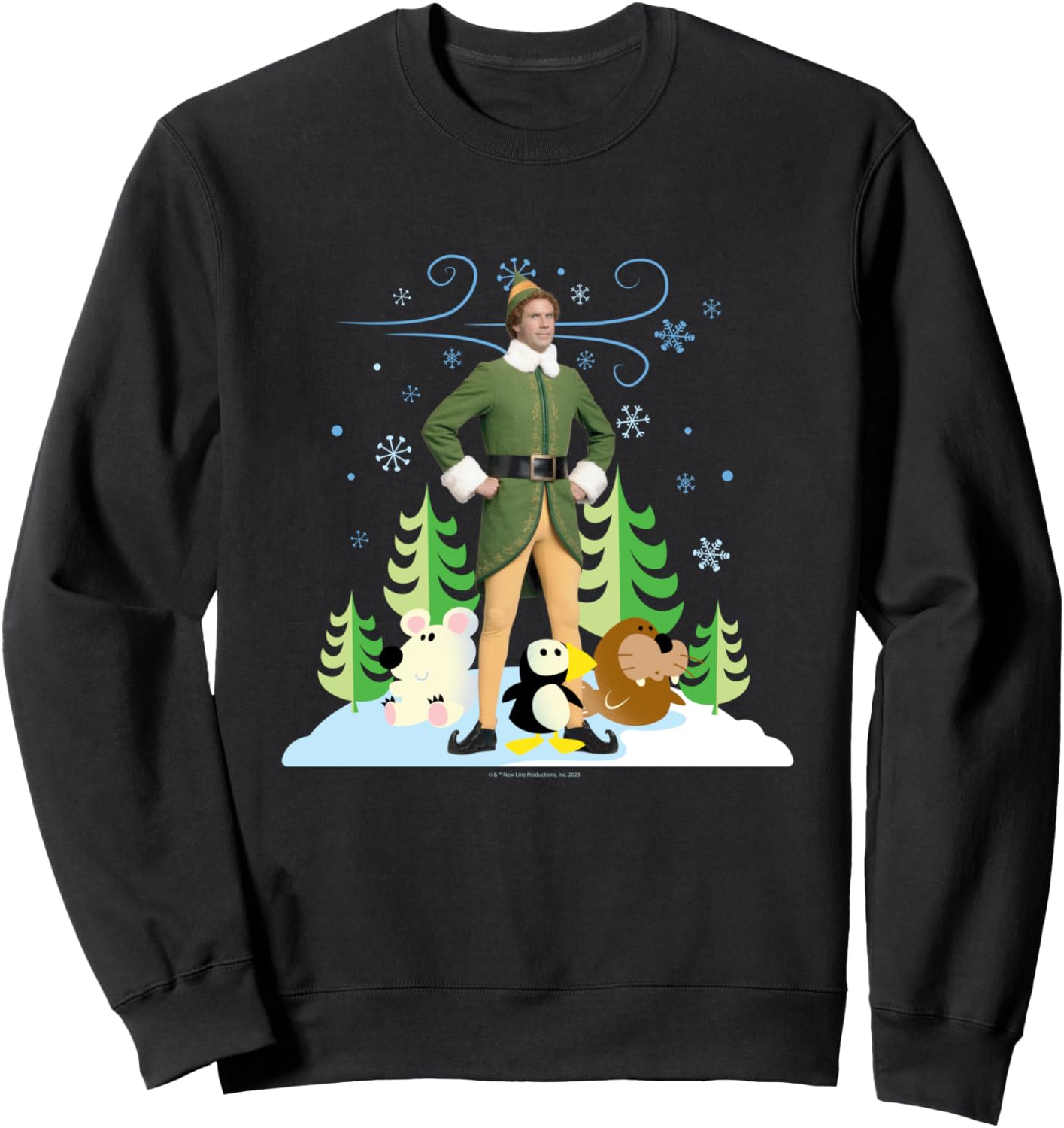 Elf - Buddy And Arctic Puppets Sweatshirt