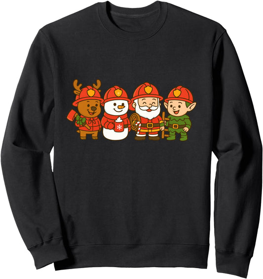 Christmas Firefighter Team Sweatshirt