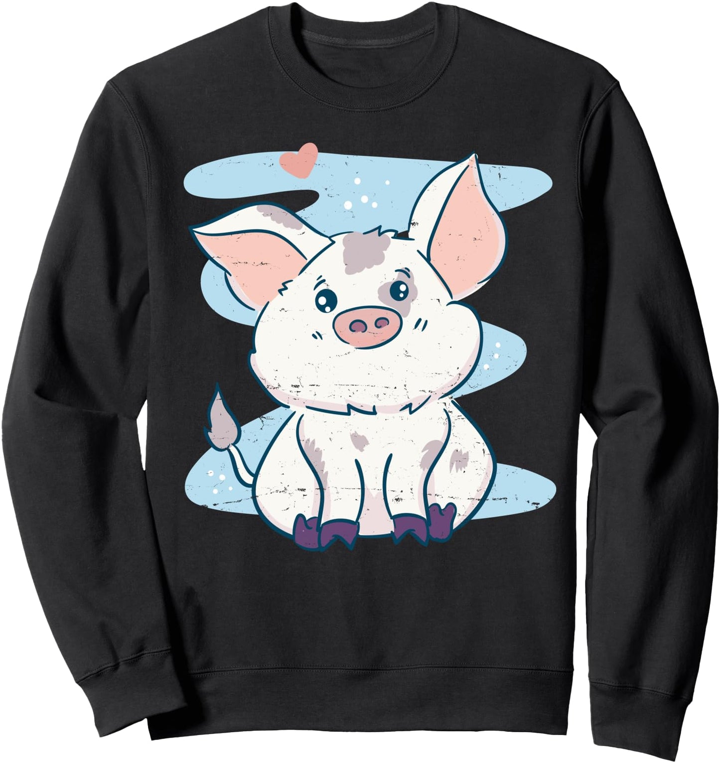 Cute Kawaii Anime Pig - Pigs Farmer Aesthetic Japanese Sweatshirt