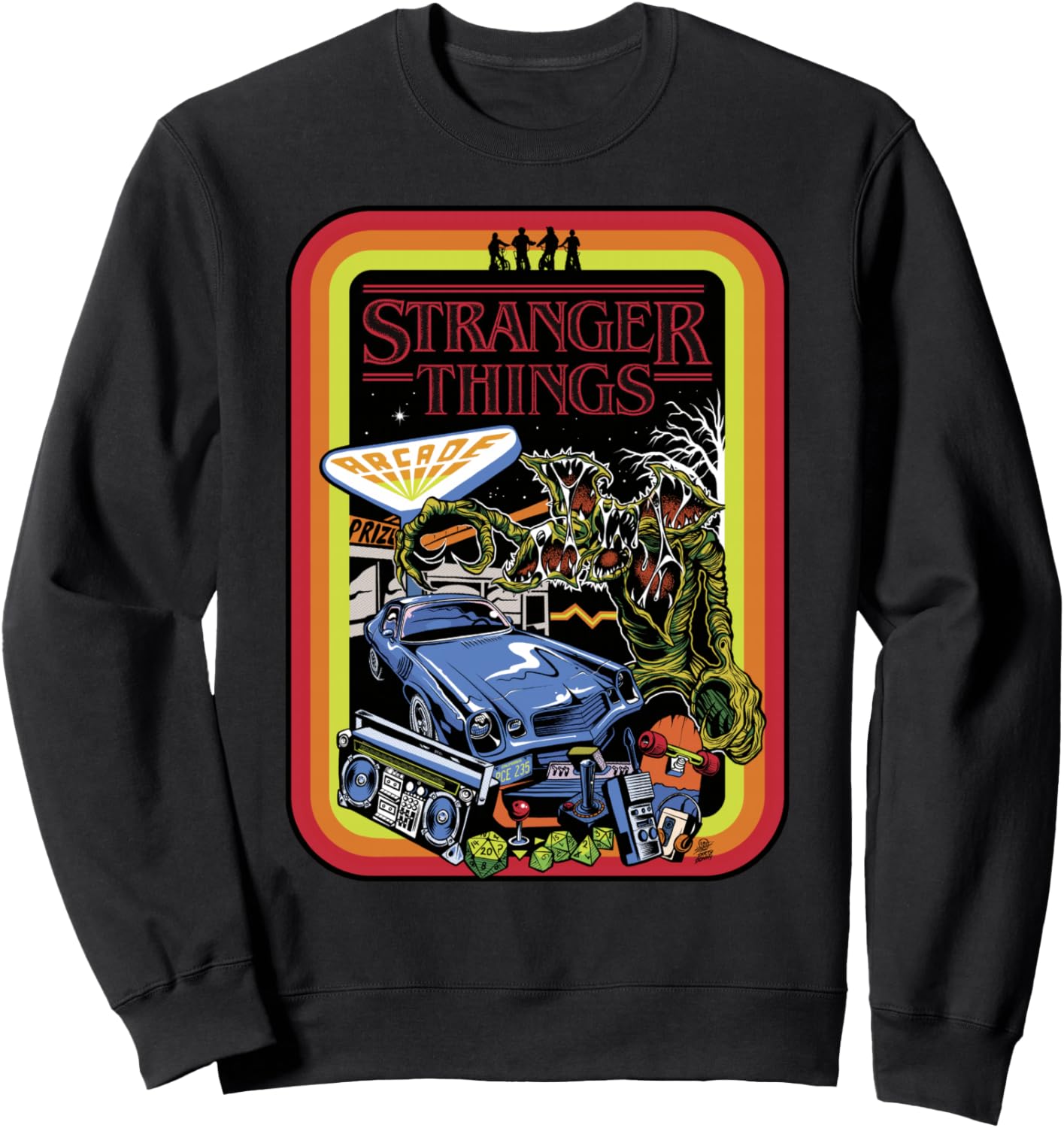 Stranger Things Day Retro Poster Sweatshirt