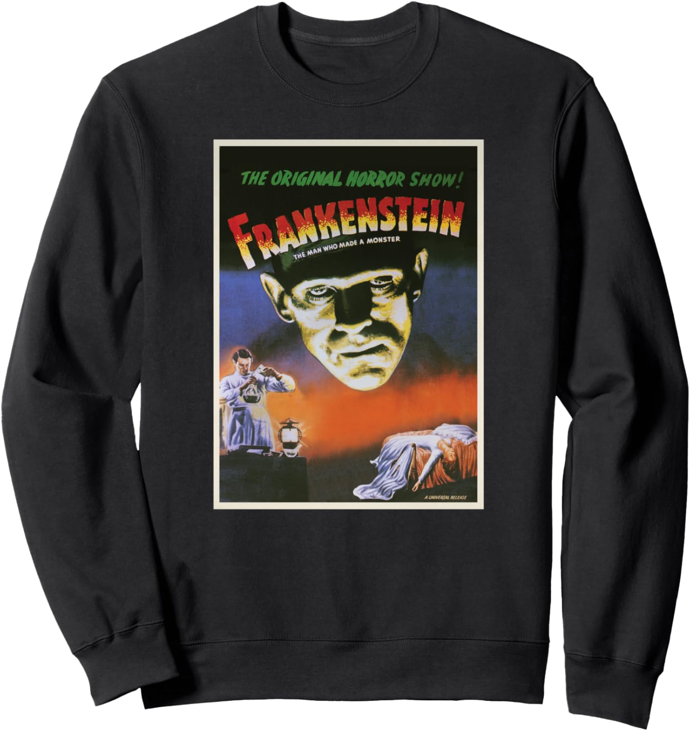 Universal Studios Frankenstein Original Poster Sweatshirt