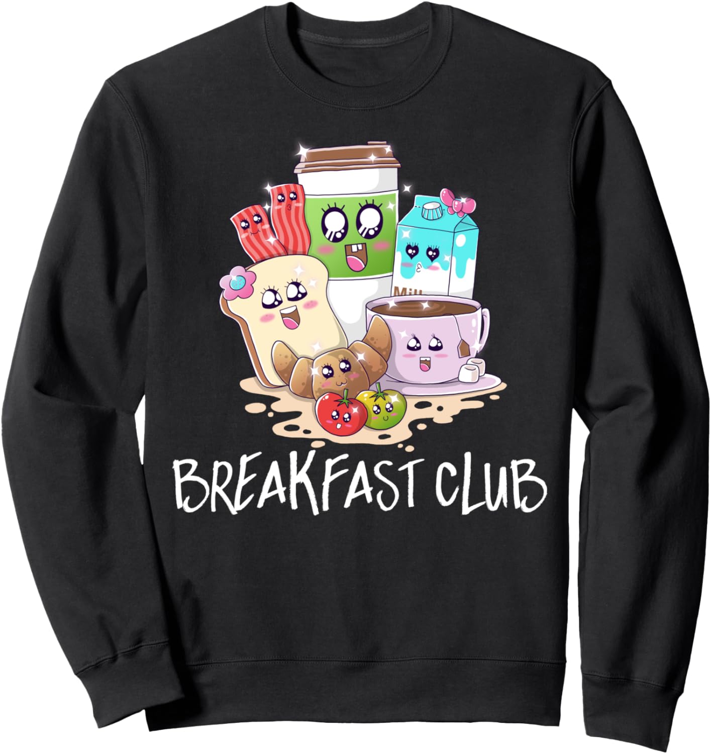 Japanese Kawaii Breakfast Club Cute Anime Gift Shirt Sweatshirt