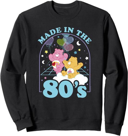 Care Bears Birthday Bear Love-A-Lot Bear Made In The 80's Sweatshirt