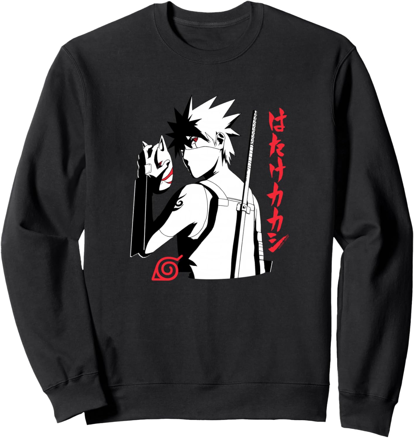 Naruto Shippuden Anbu Kakashi Sharingan Anime Sweatshirt