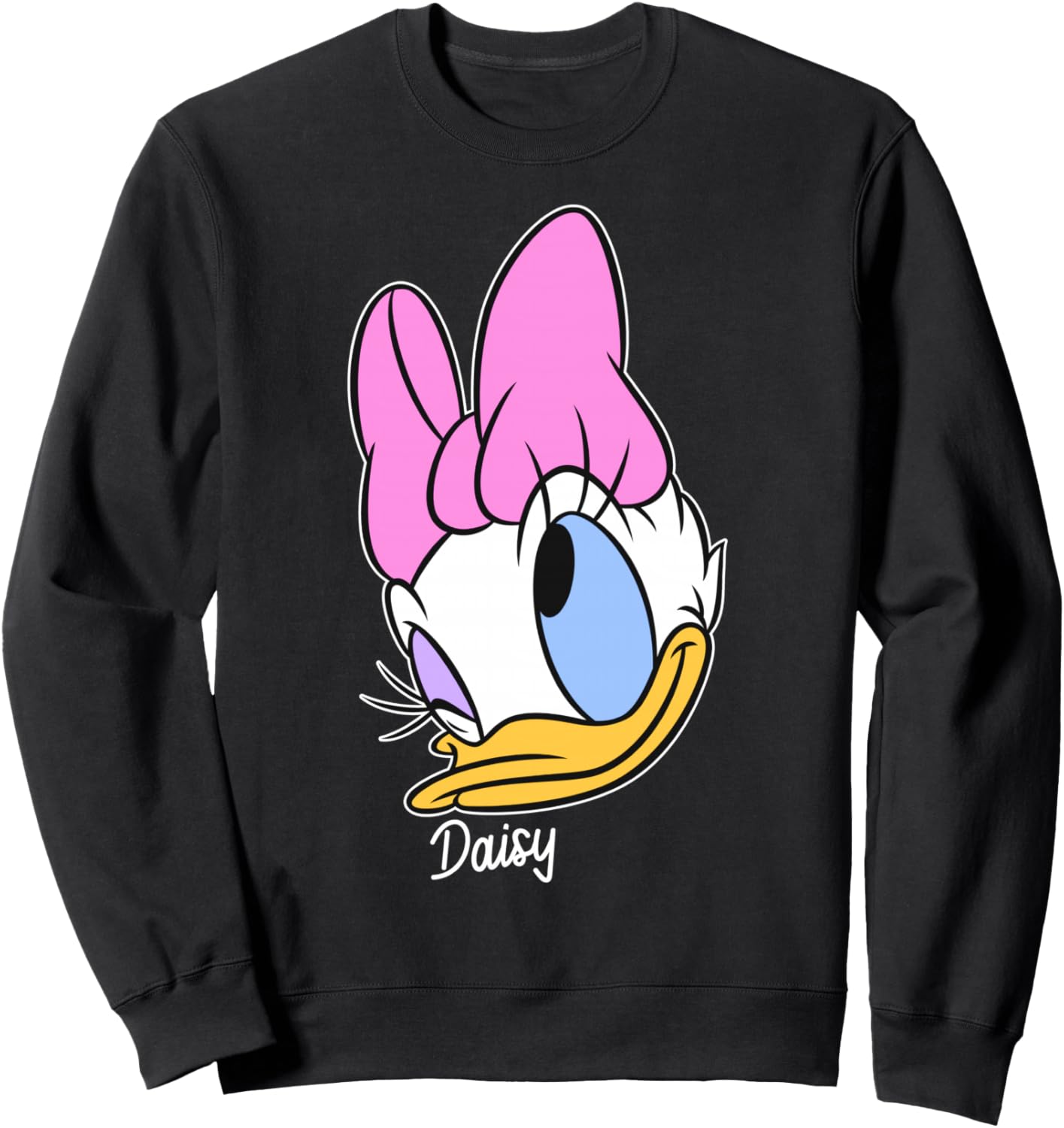 Disney Mickey And Friends Daisy Big Face Sweatshirt
