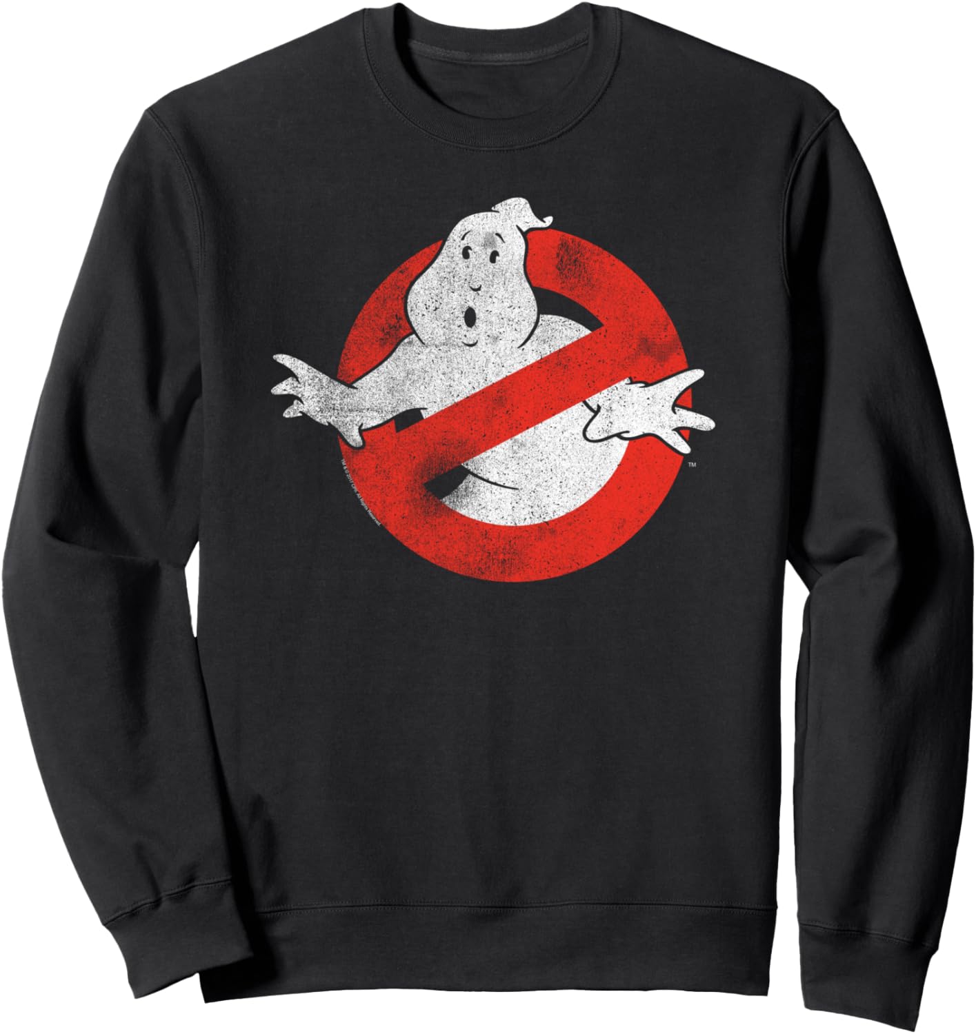 Ghostbusters Worried No Ghost No Type Sweatshirt