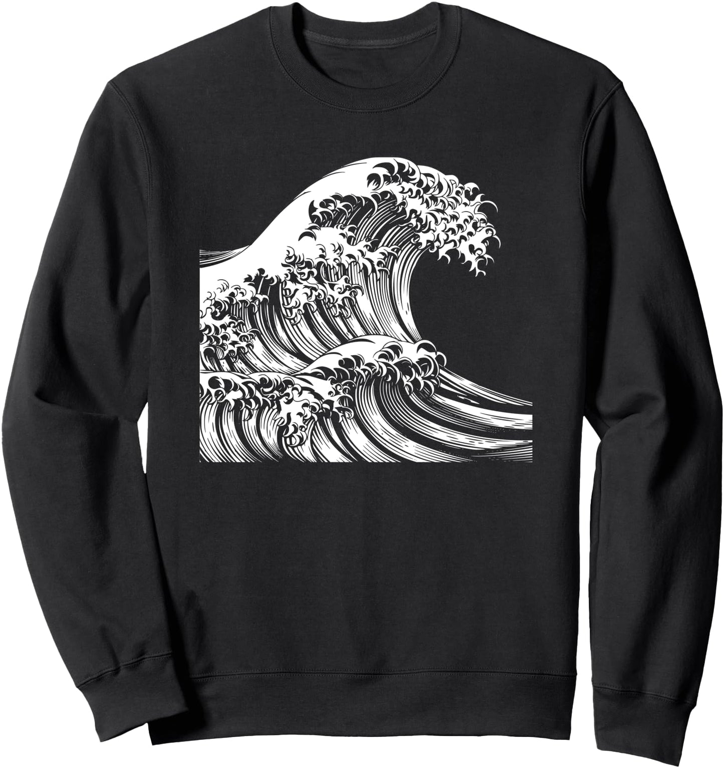 The Great Wave off Kanagawa - Japanese Art Sweatshirt