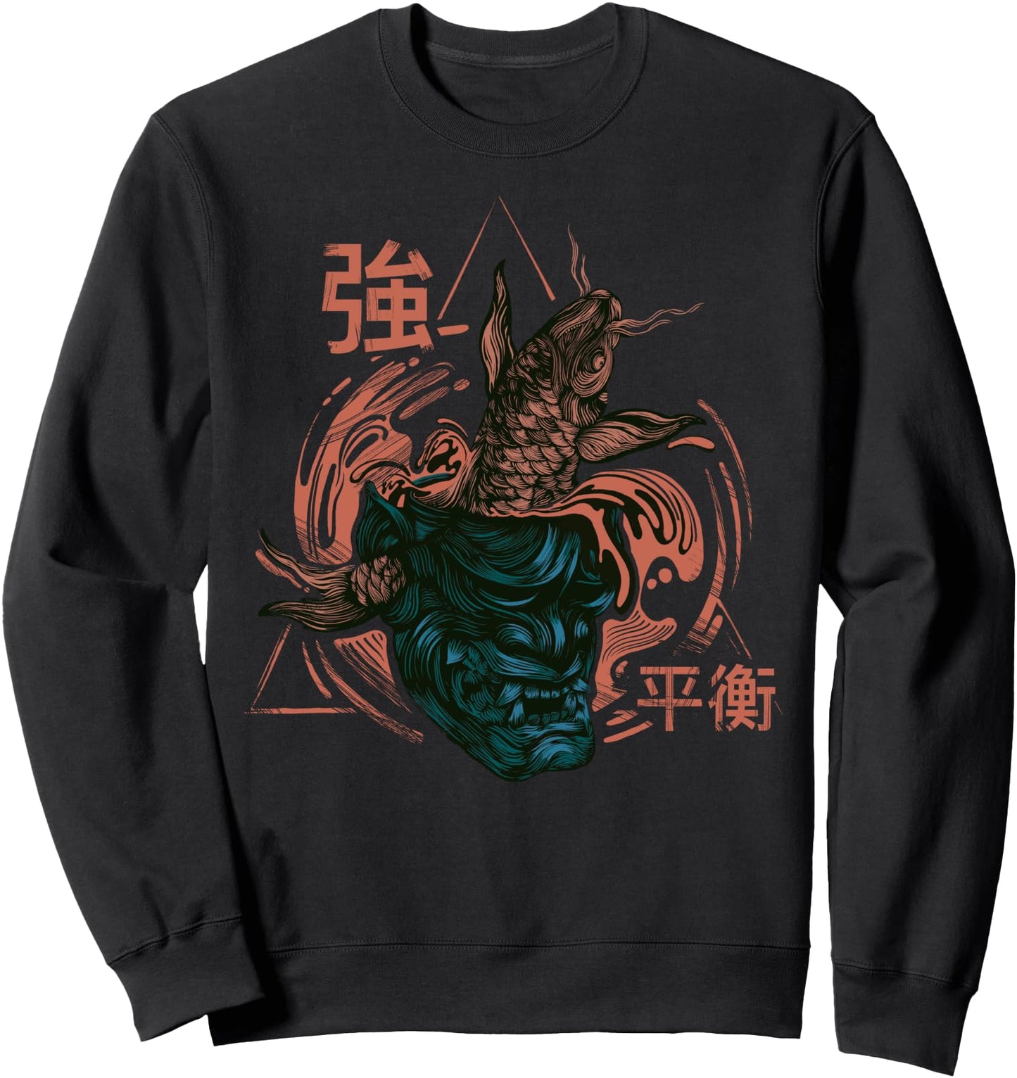 STRENGTH IN KANJI JAPANESE SYMBOLS, EQUILIBRIUM IN JAPANESE Sweatshirt
