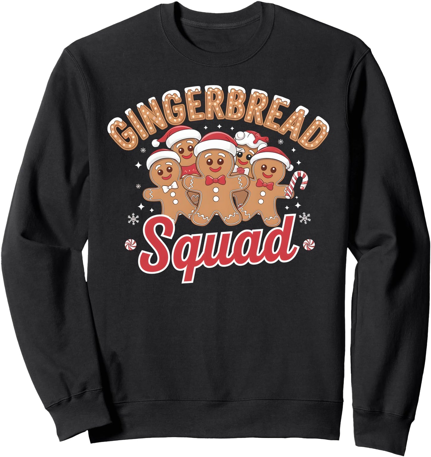 Gingerbread Squad Baking Matching Family Christmas Holiday Sweatshirt