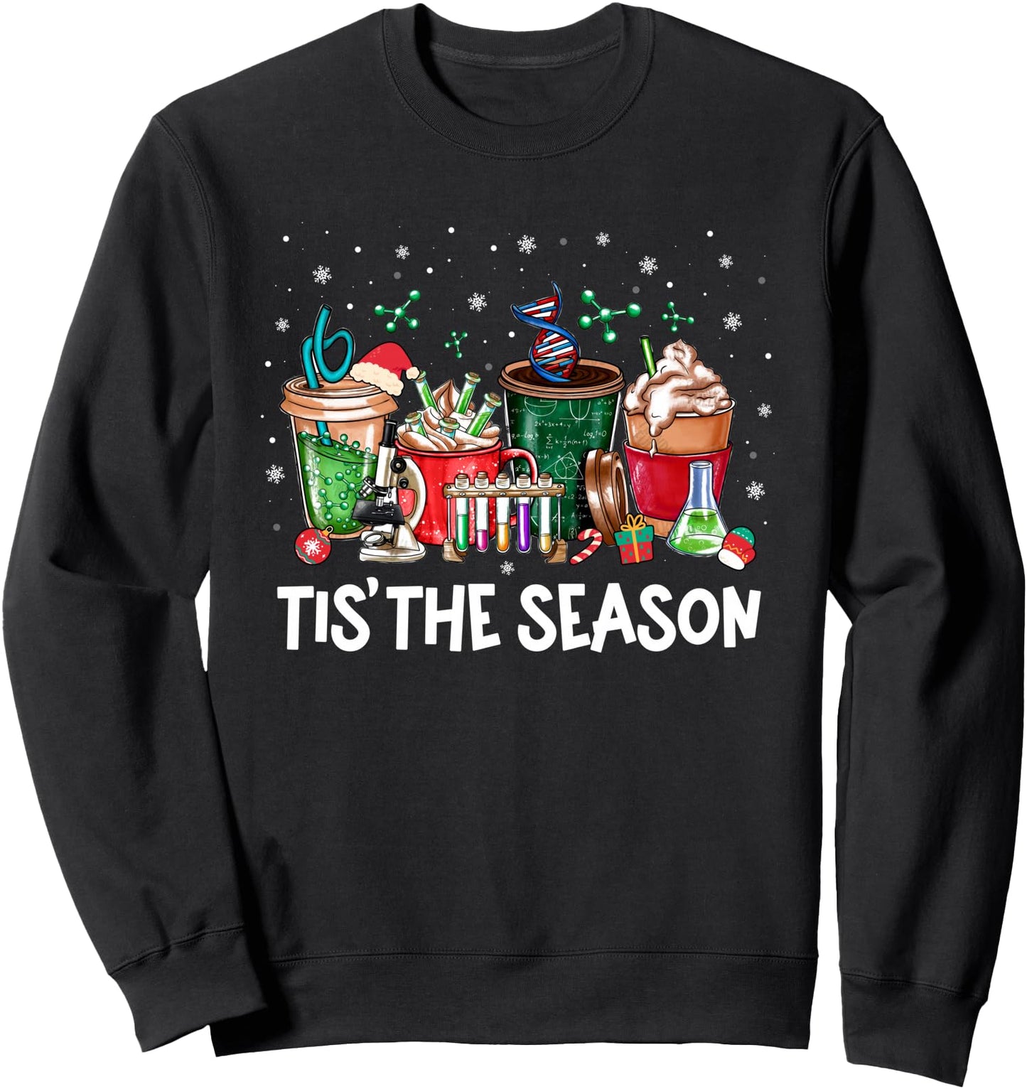 Lab Tech Laboratory Technician Christmas Xmas Tis The Season Sweatshirt