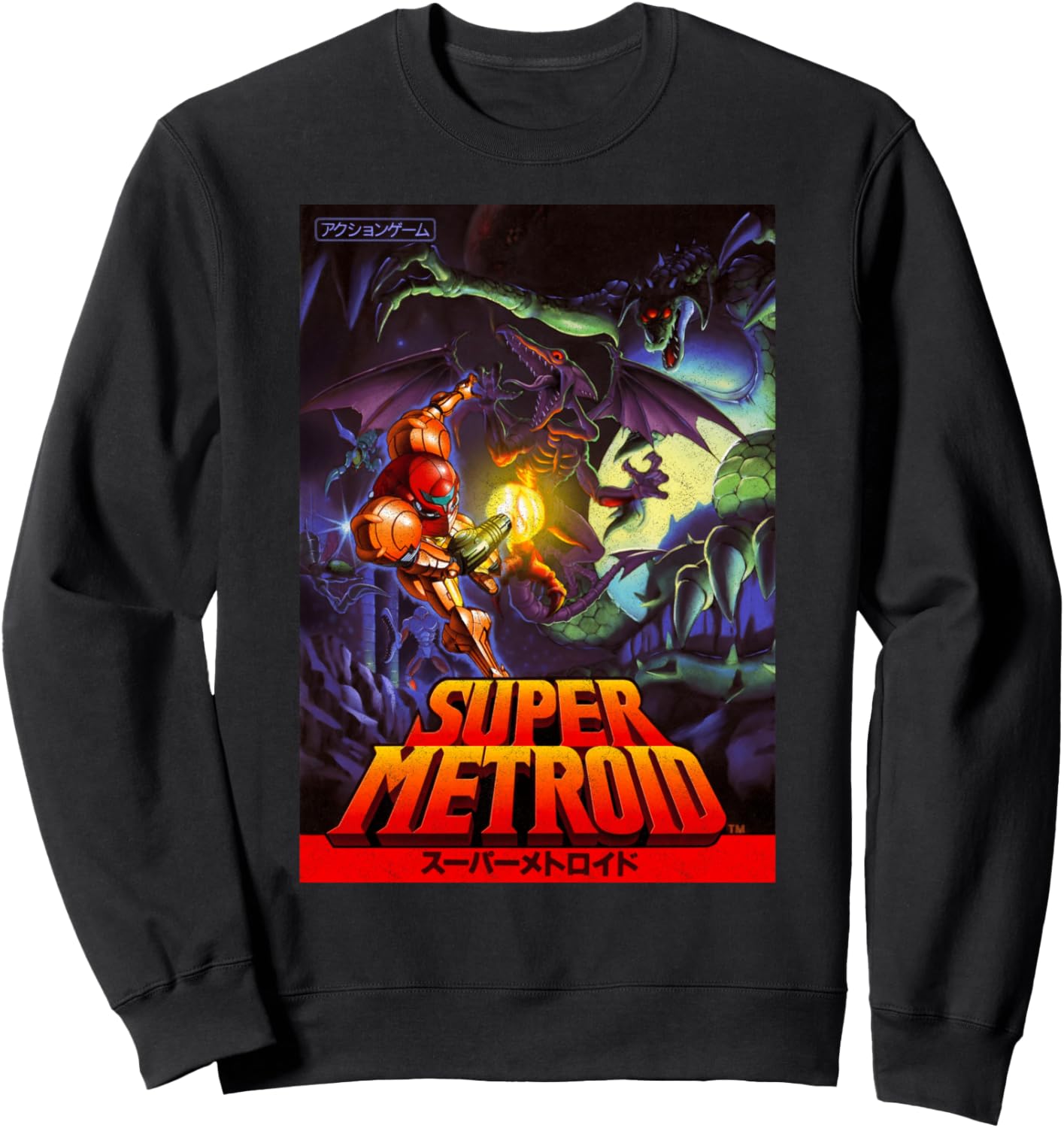 Nintendo Samus Super Metroid Cover Sweatshirt