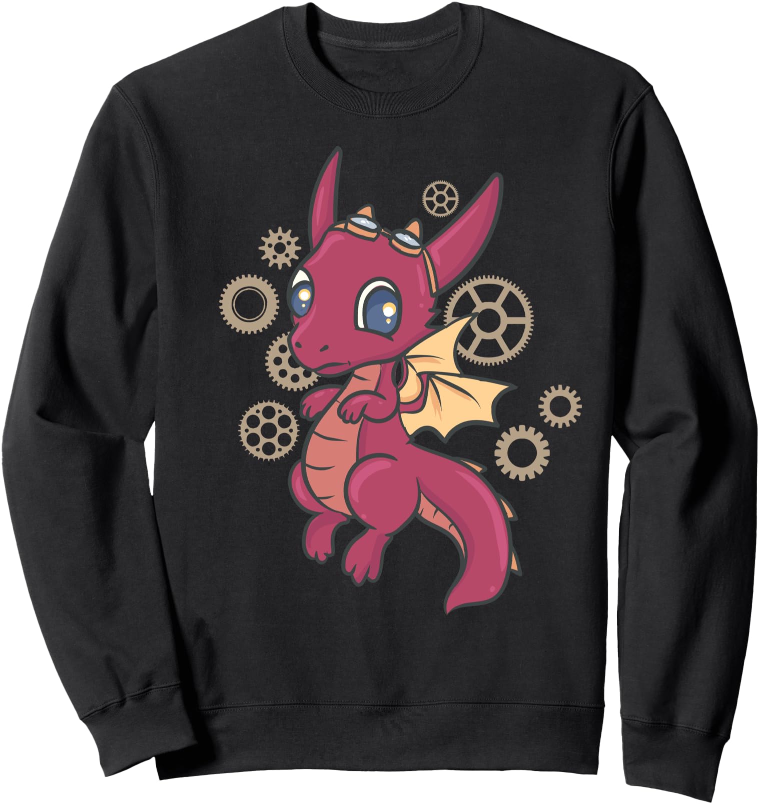 Cute Kawaii Anime - Steampunk Dragon - Japanese Sweatshirt
