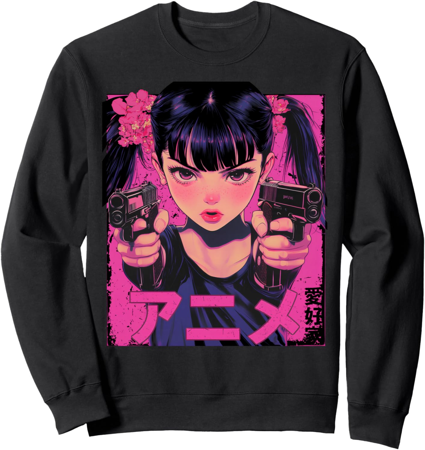 Anime Waifu Graphic Sweatshirt