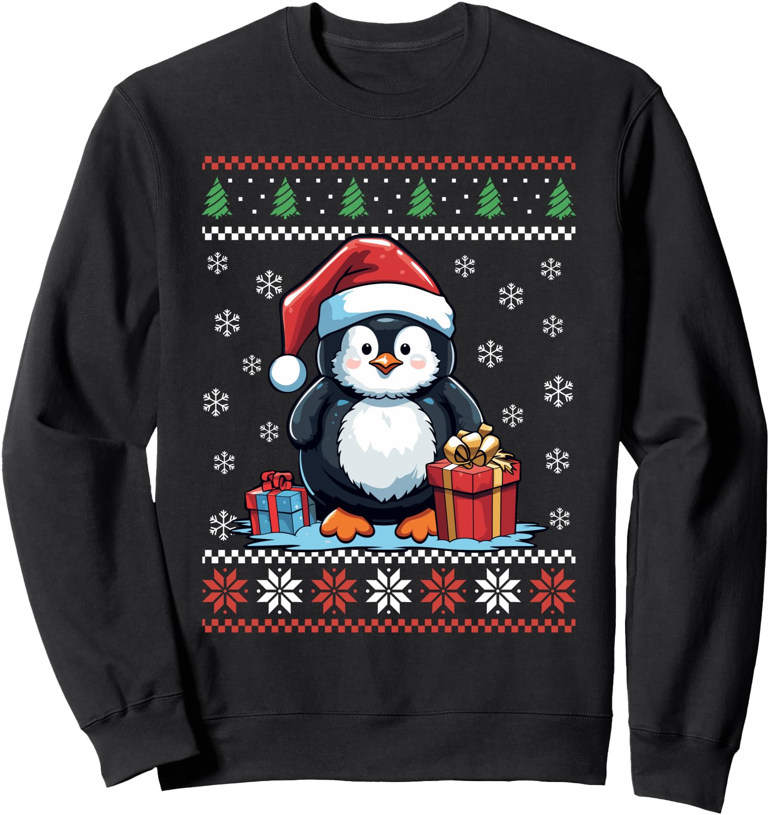 Penguin Ugly Christmas Sweater Xmas for Adults Sweatshirt