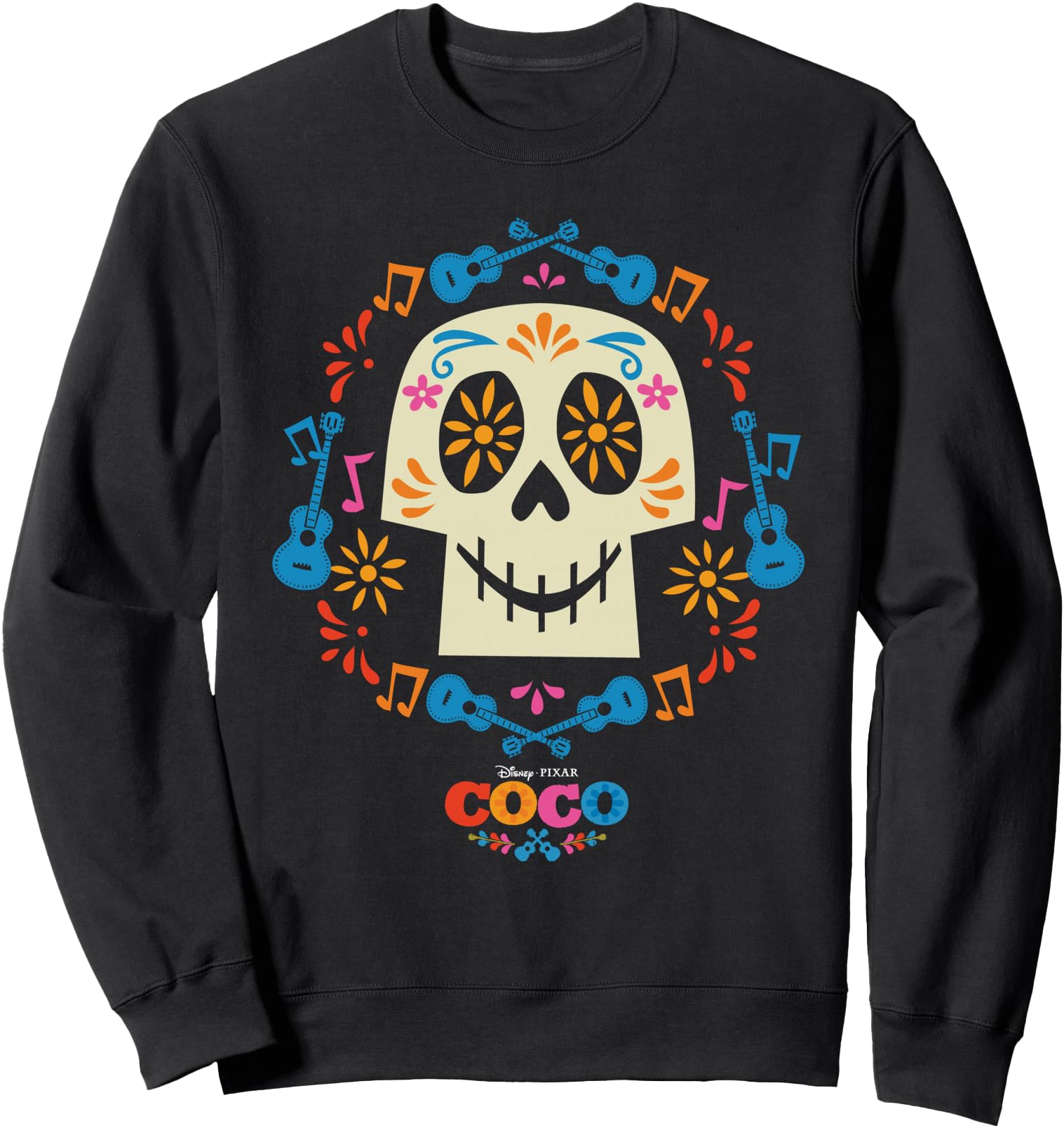 Disney and Pixar's Coco Papel Picado Sugar Skull Sweatshirt