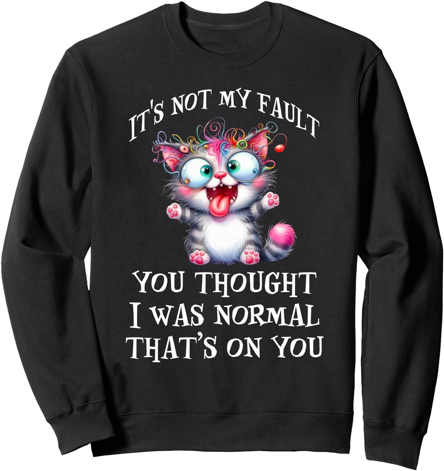 It's Not My Fault You Thought I Was Normal That's On You Sweatshirt