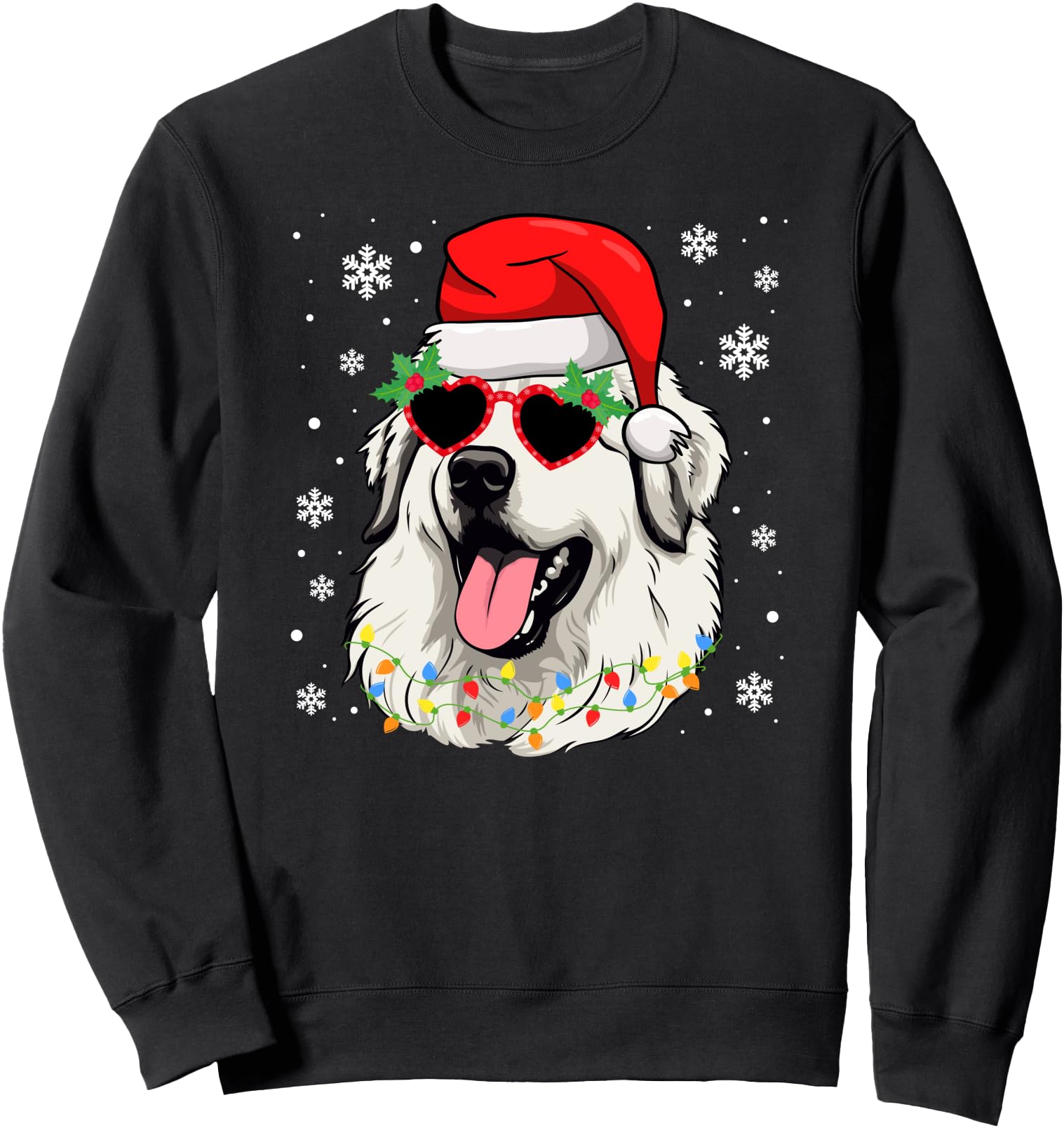 Great Pyrenees Christmas Pyrenees Dog Xmas Party Sweatshirt