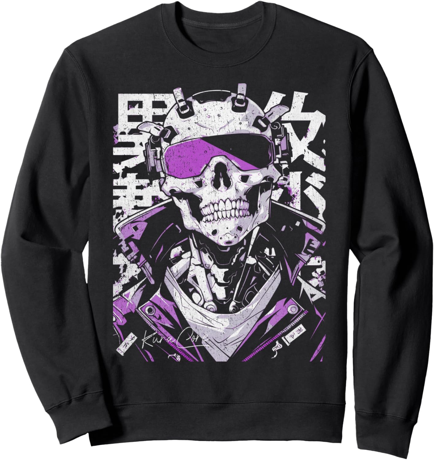 Japanese Streetwear Cyberpunk Y2K Retro Techwear Manga Anime Sweatshirt