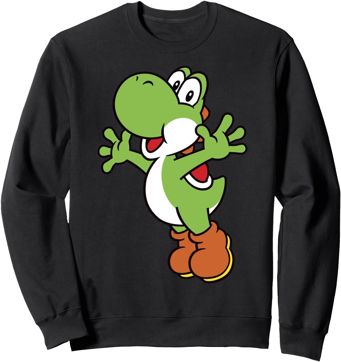 Super Mario Yoshi Classic Jump Portrait Sweatshirt