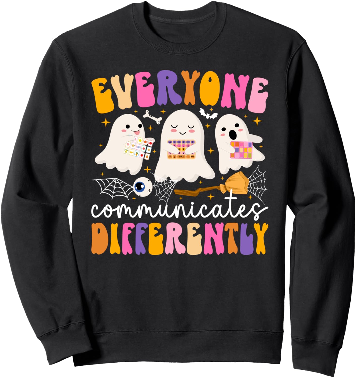Spooky ABA Therapist Halloween Applied Behavior Analysis Sweatshirt