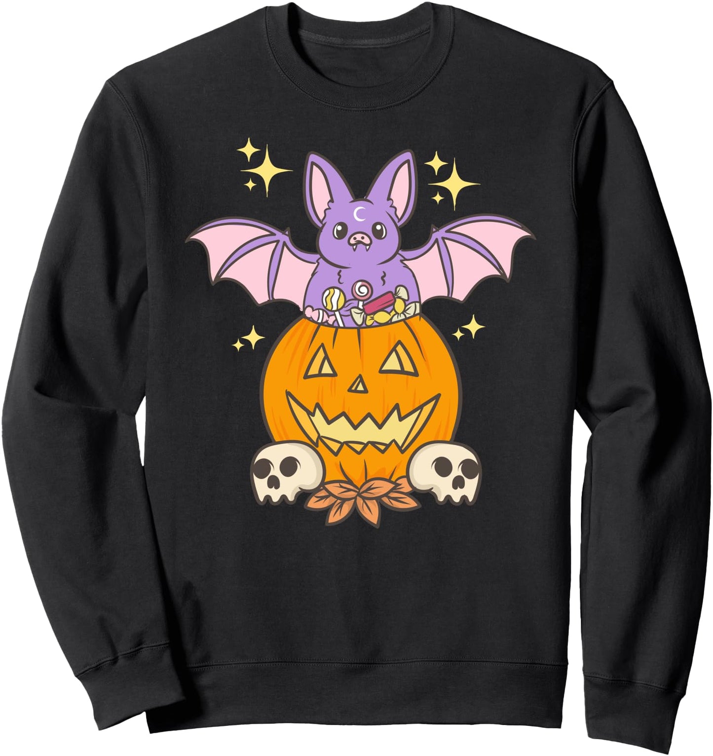Cute Pastel Goth Kawaii Anime - Bat Bats - Japanese Sweatshirt