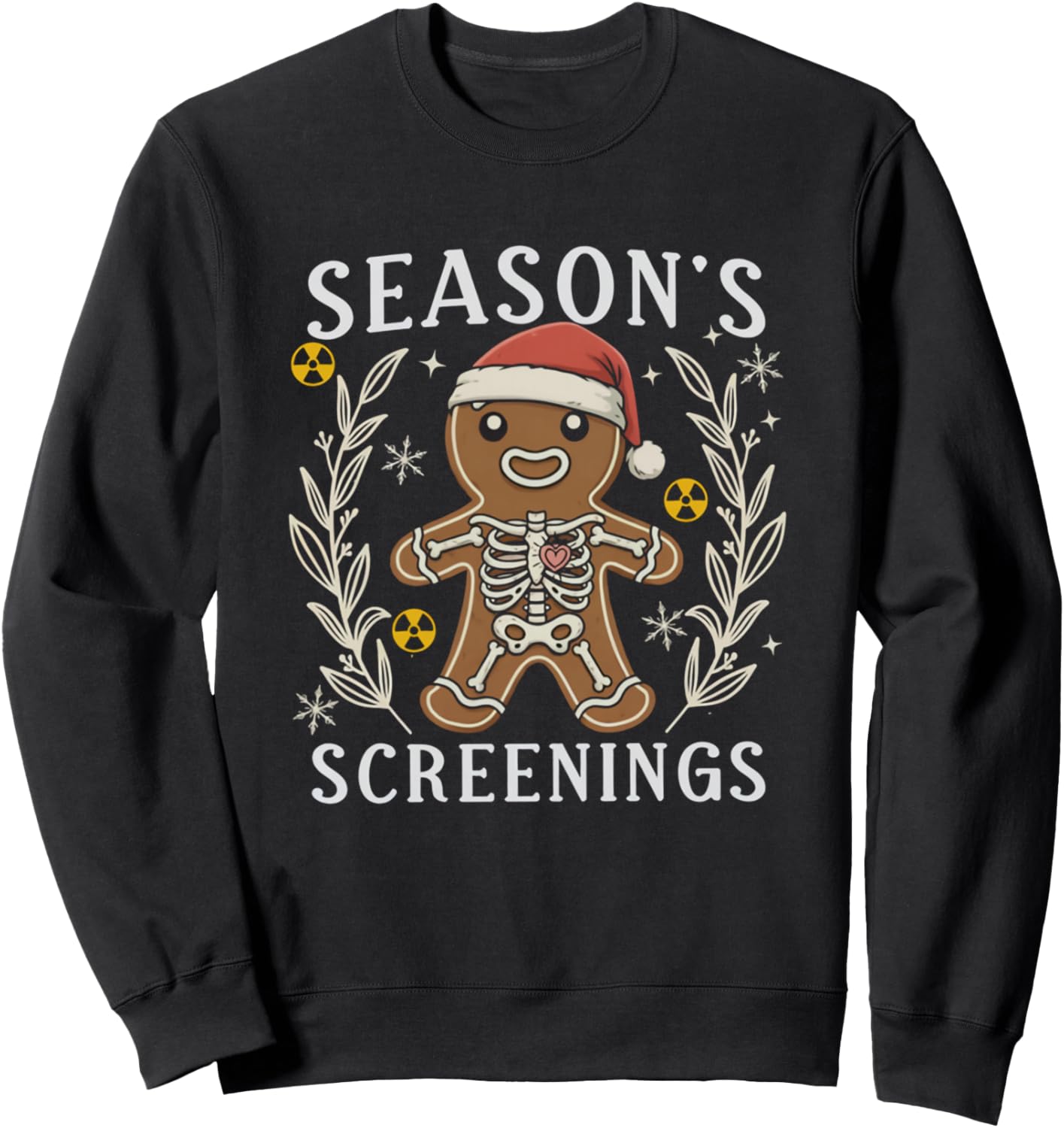 Gingerbread Christmas Rad Tech CT Radiologic Technologist Sweatshirt