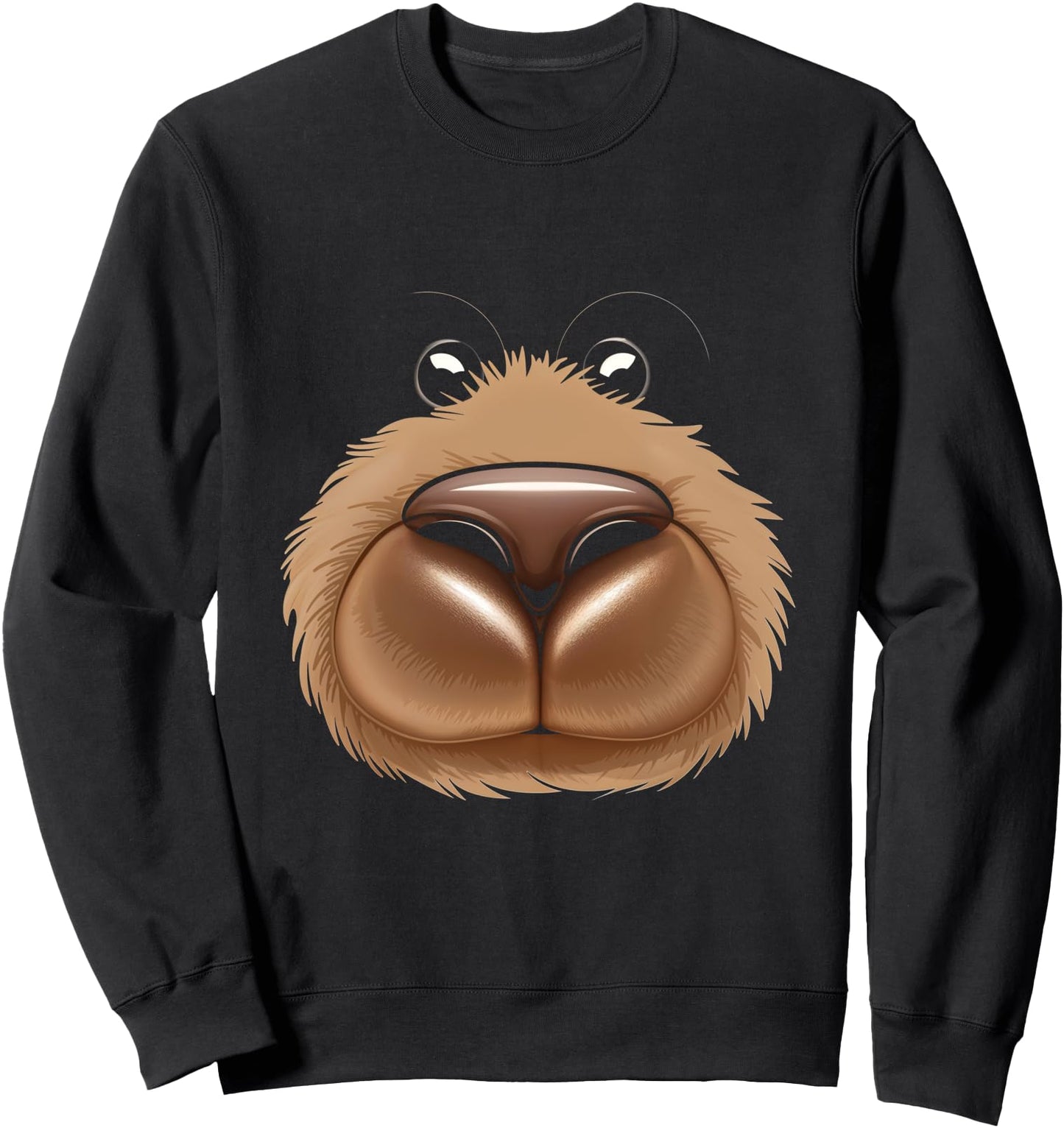 Cute Bear Face Animal Character Costume Outfit Bear Sweatshirt