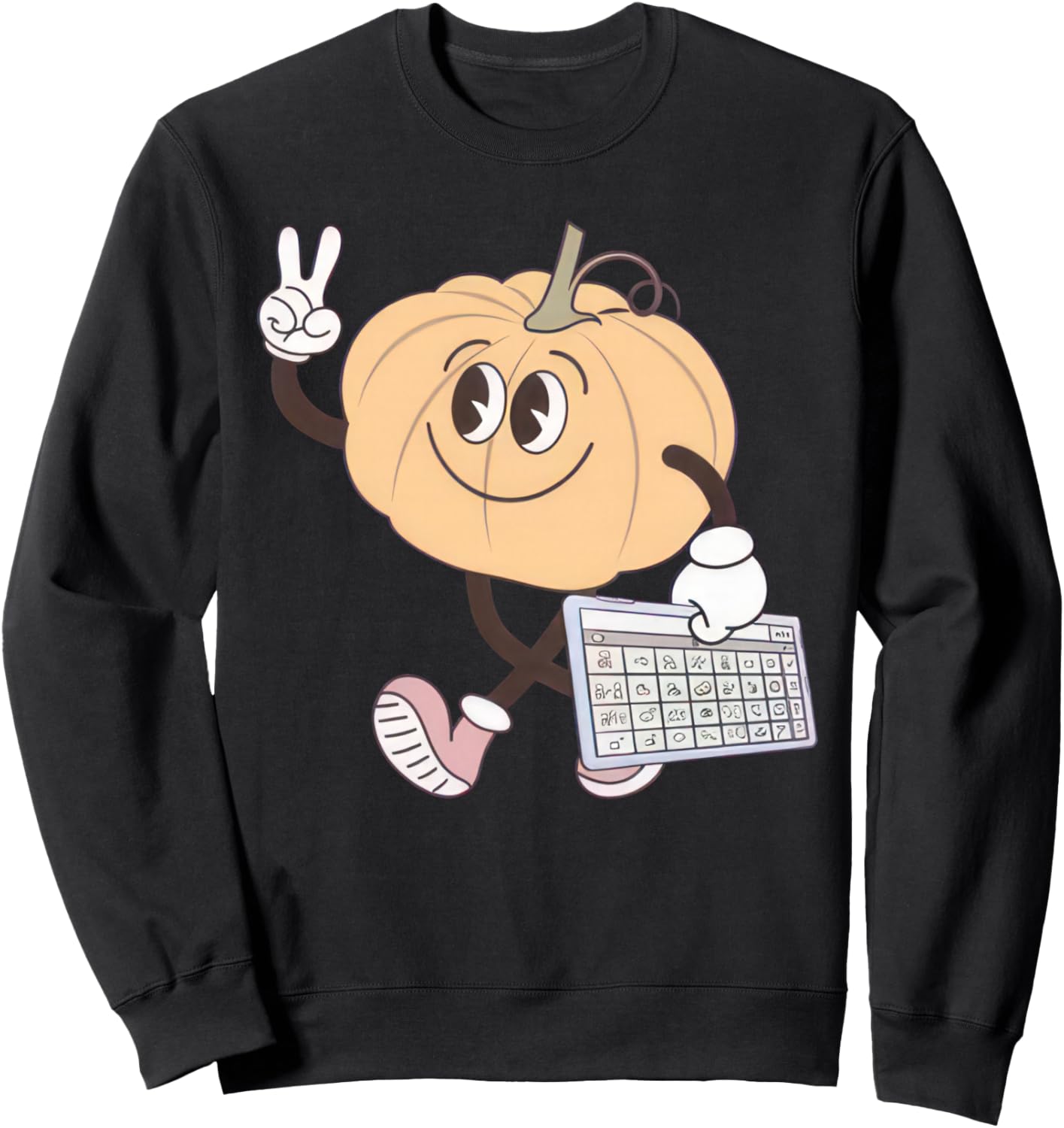 Awareness Fall Pumpkin AAC Device Autism Special Halloween Sweatshirt