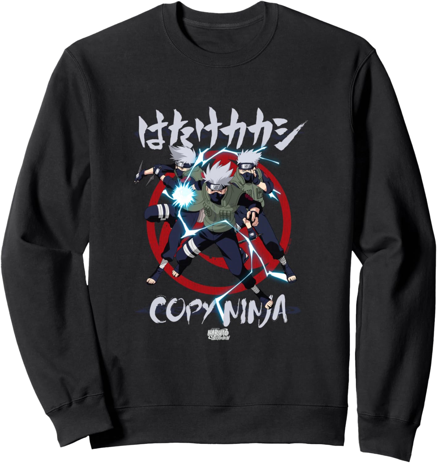 Naruto Shippuden Kakashi Copy Ninja Lightning Anime Sweatshirt