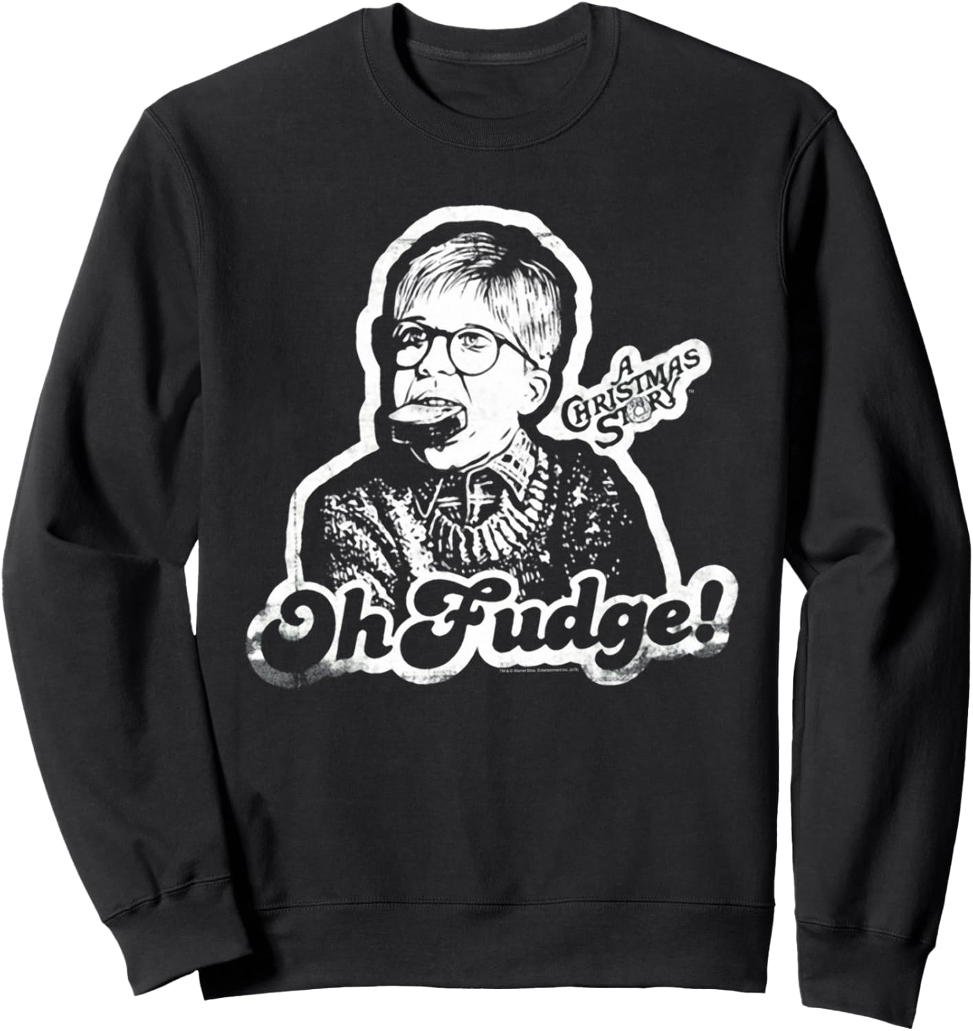 A Christmas Story Oh Fudge Again Christmas Sweatshirt