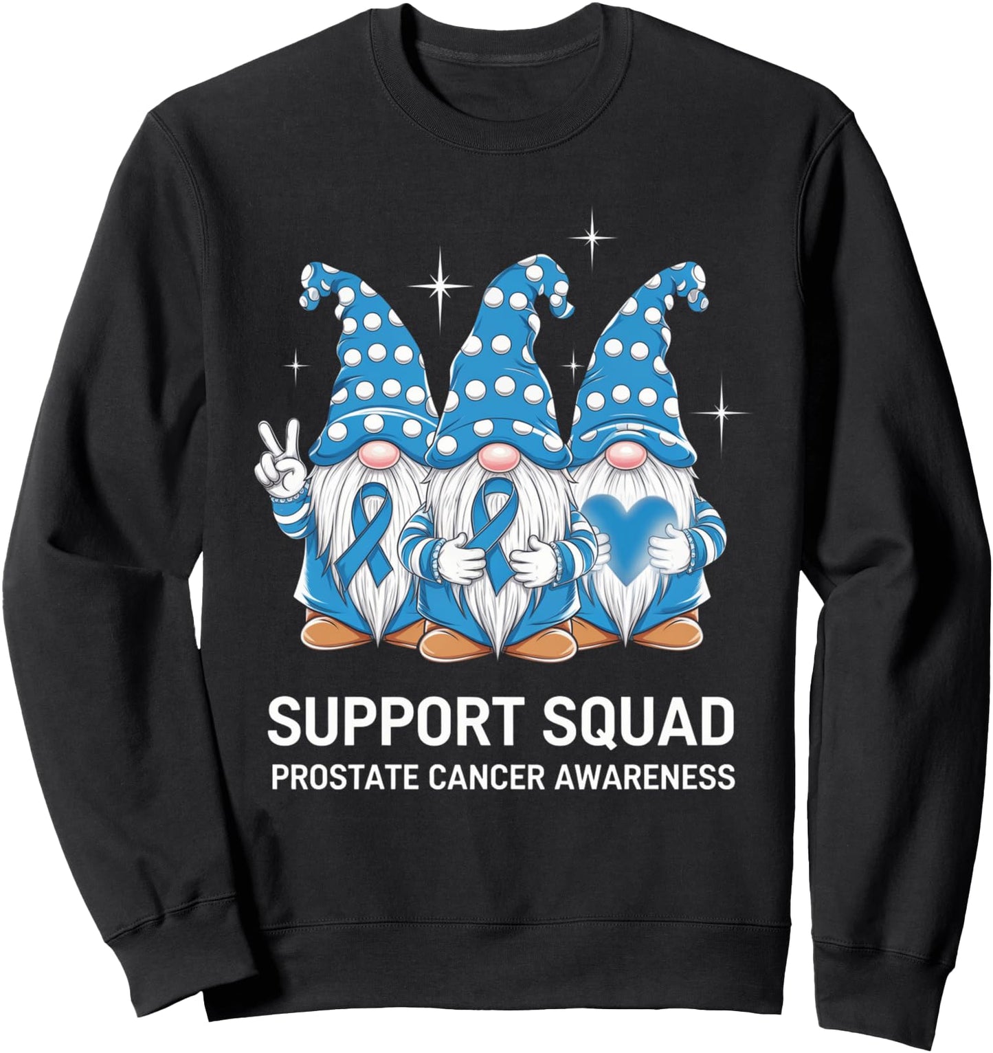 Prostate Cancer Awareness Gnome Support Squad Sweatshirt