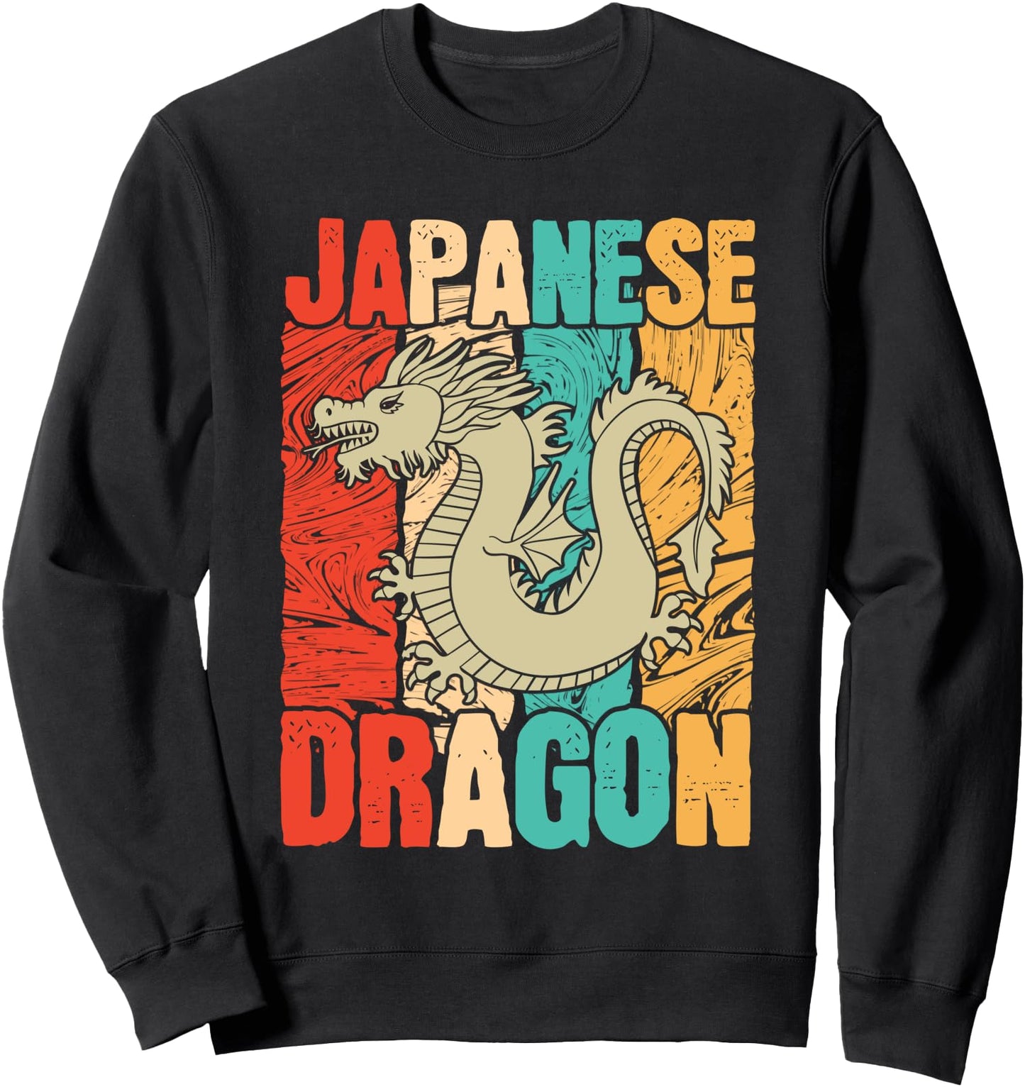 Japanese Dragon Anime Asia Traditional Sweatshirt