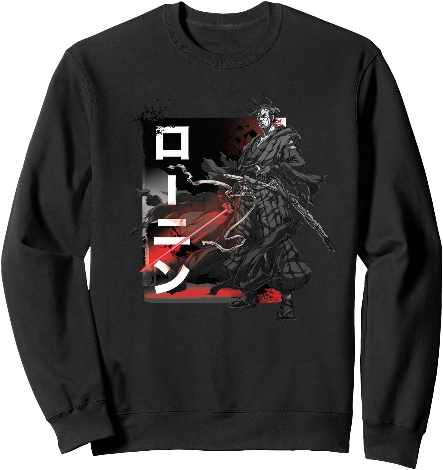Star Wars: Visions Anime The Duel Ronin Japanese Samurai Sweatshirt