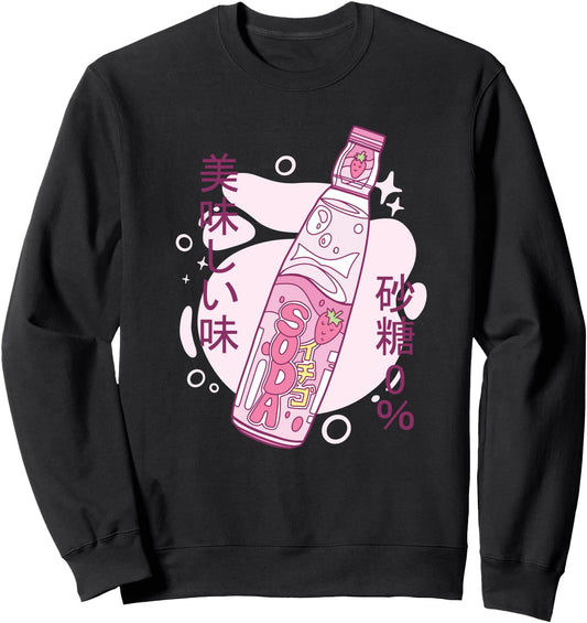 90s Japanese Aesthetic Soda Sweatshirt